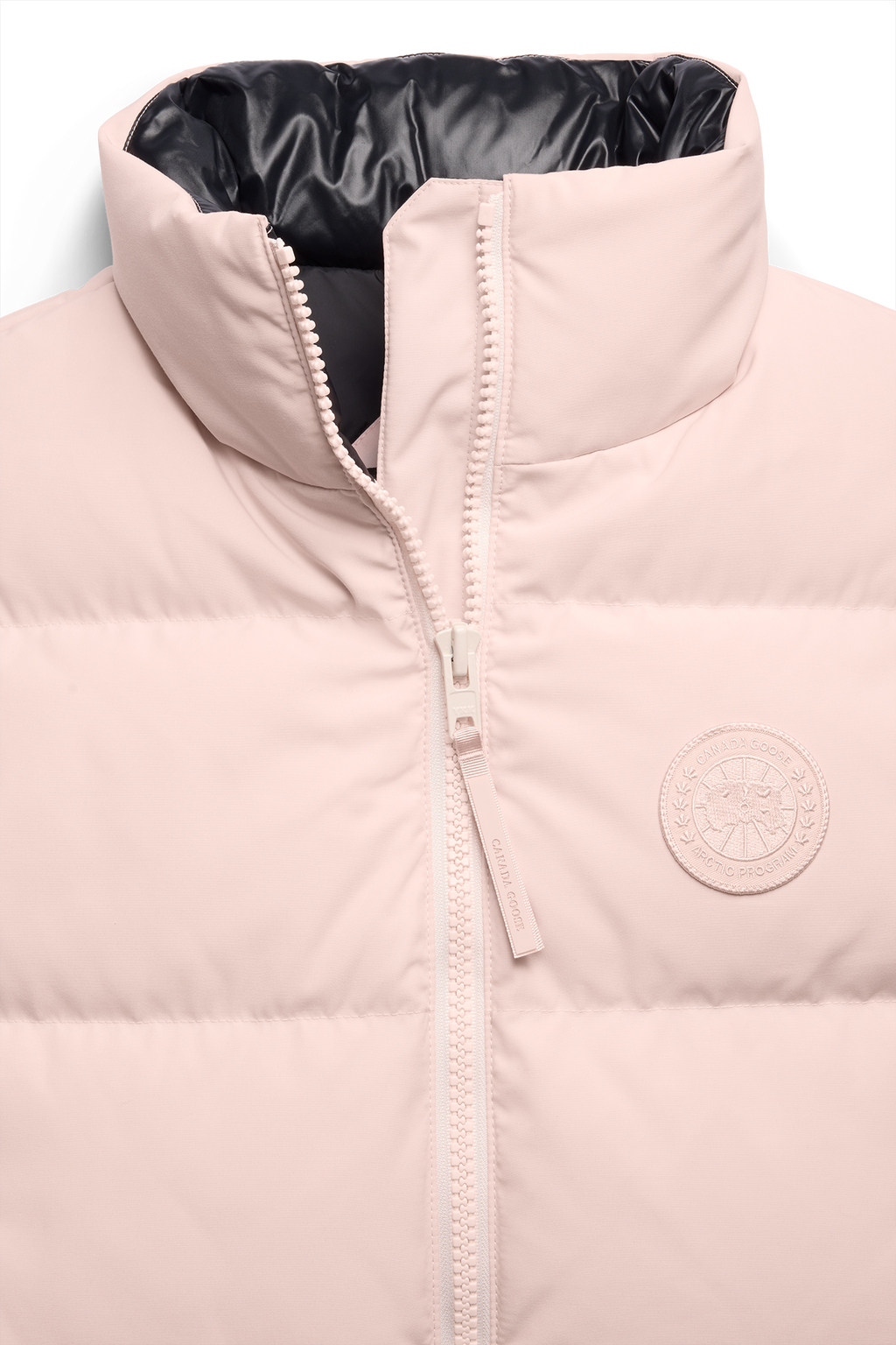 Grandview Cropped Vest Tonal Disc