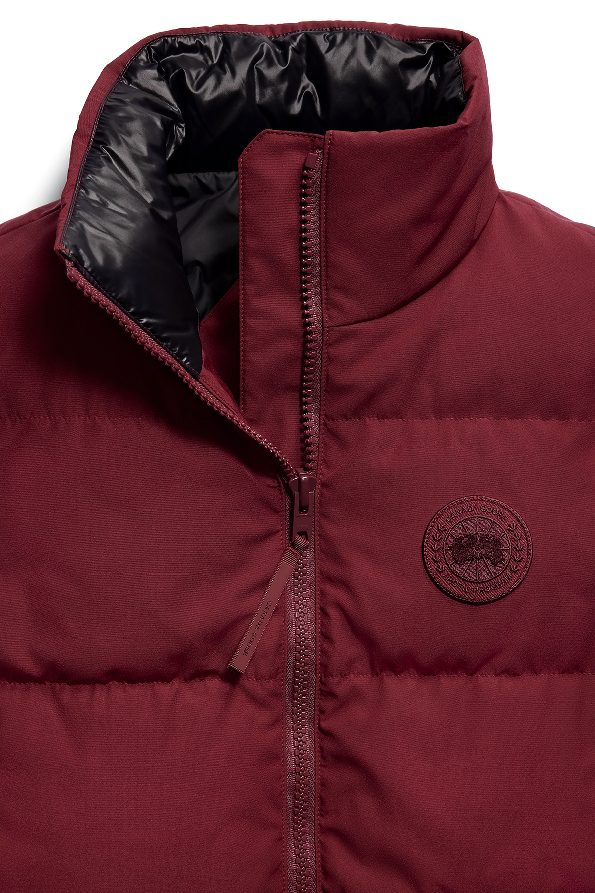 Grandview Cropped Vest Tonal Disc