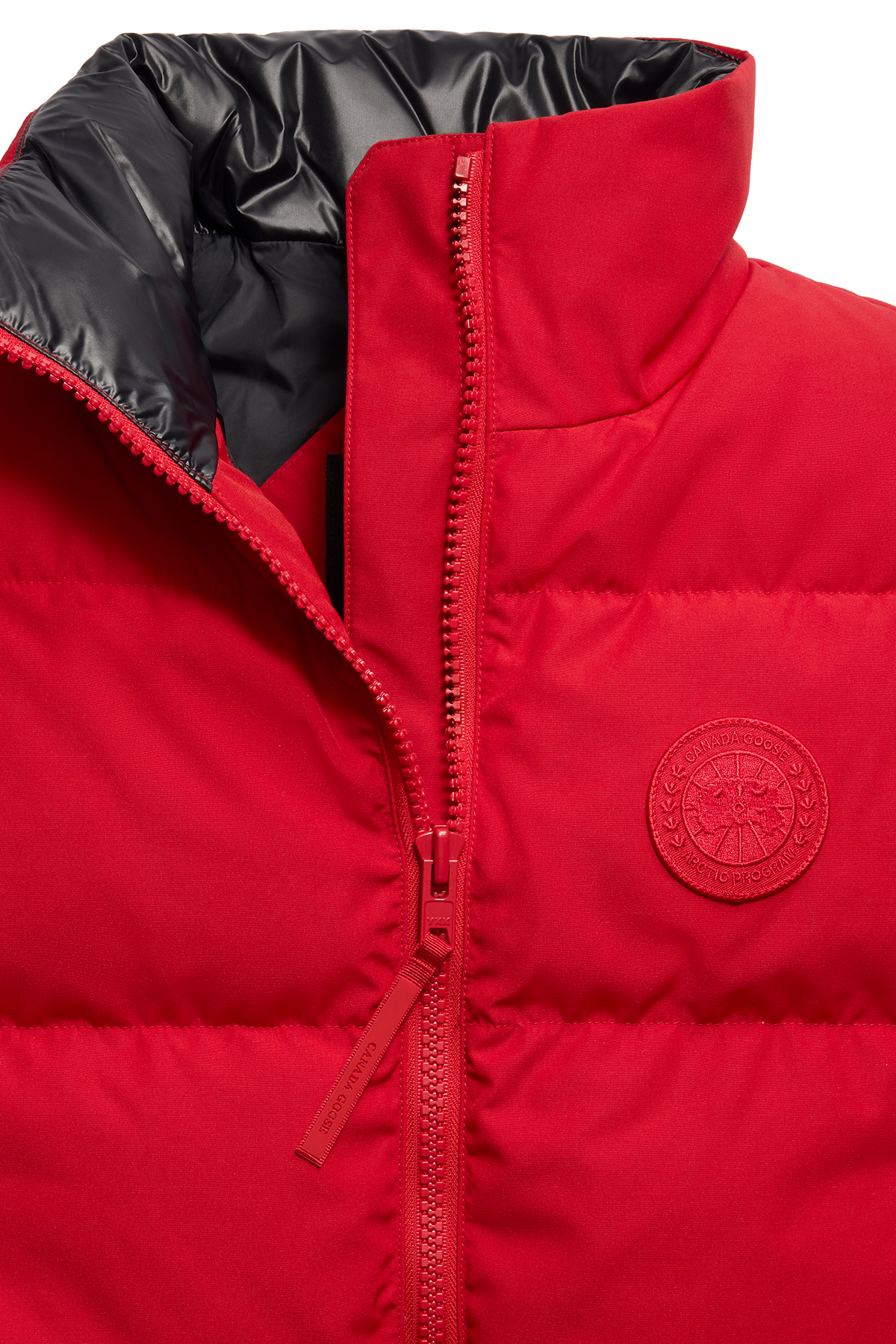 Grandview Cropped Vest Tonal Disc