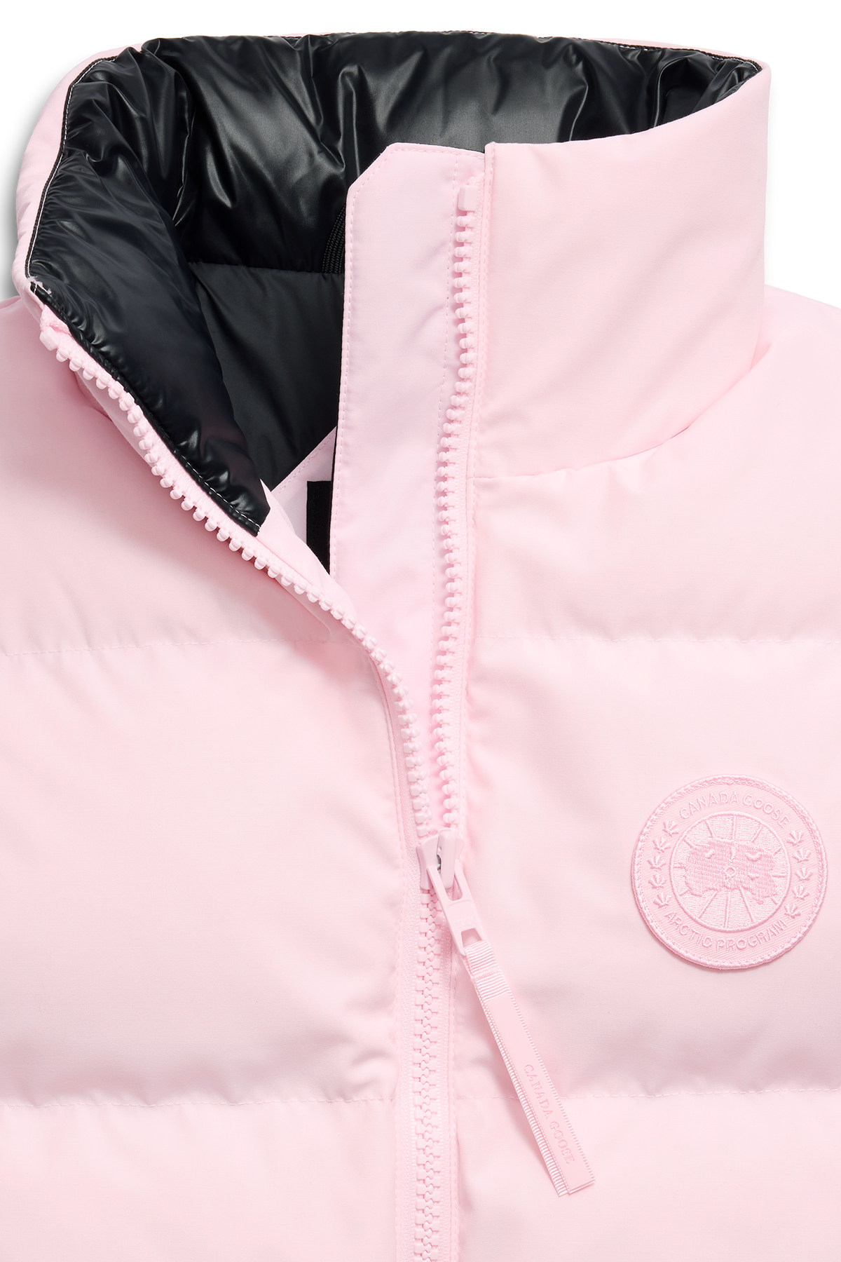 Grandview Cropped Vest Tonal Disc