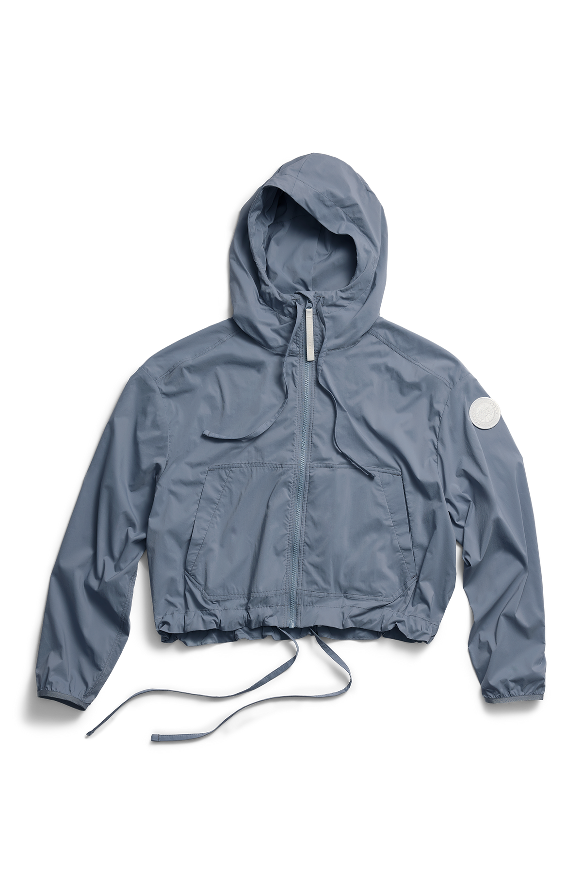 Kaslo Lightweight Cropped Jacket White Disc