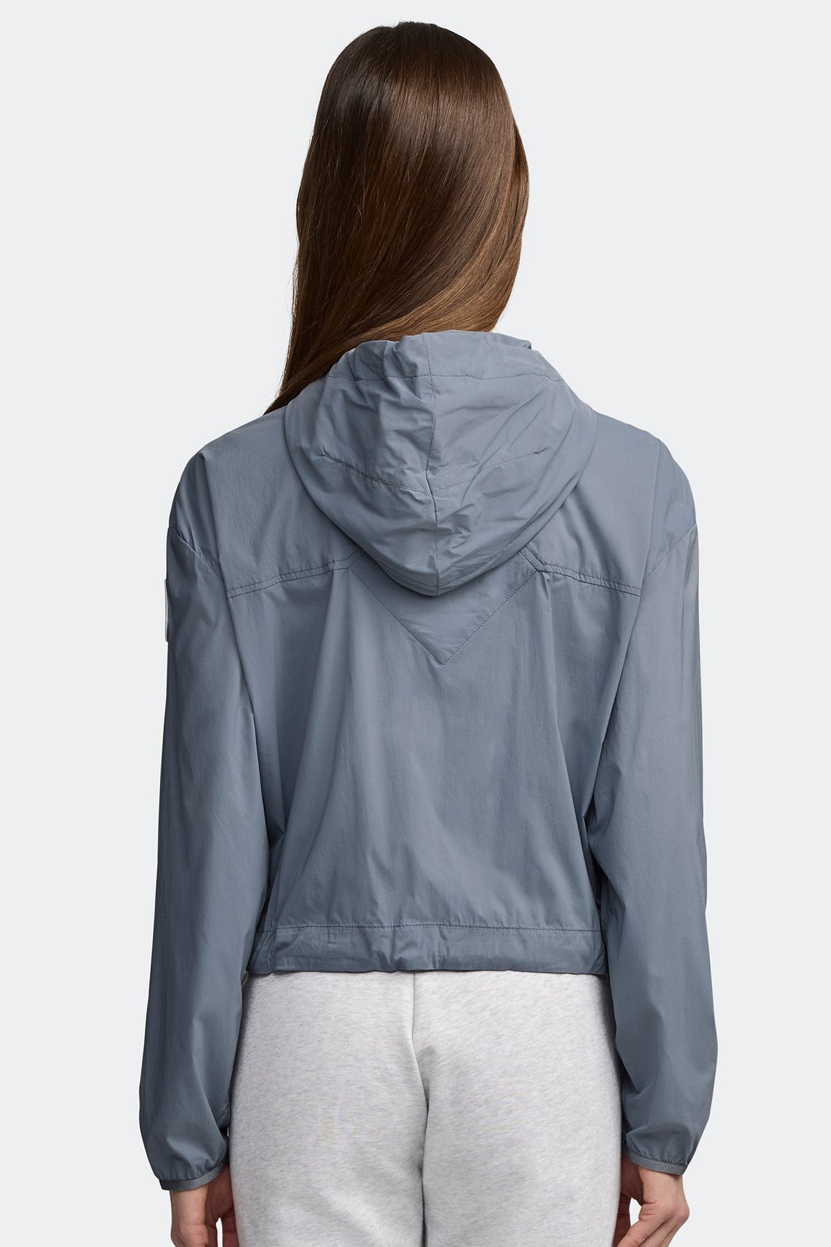 Kaslo Lightweight Cropped Jacket White Disc