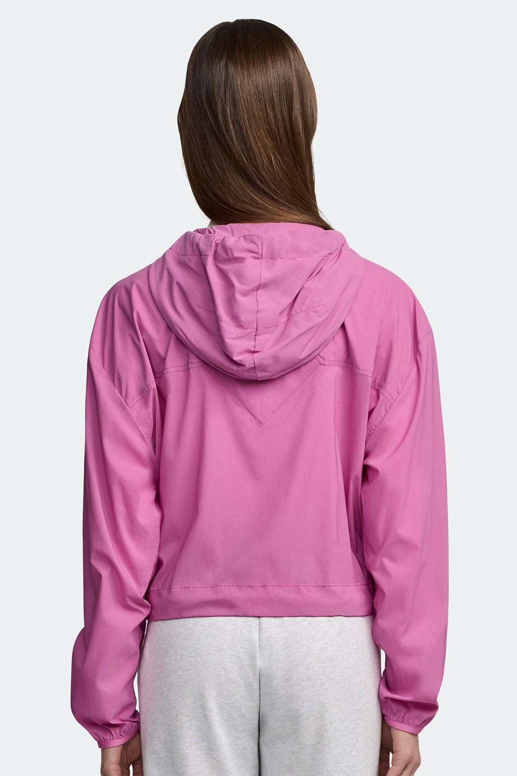 Kaslo Lightweight Cropped Jacket White Disc