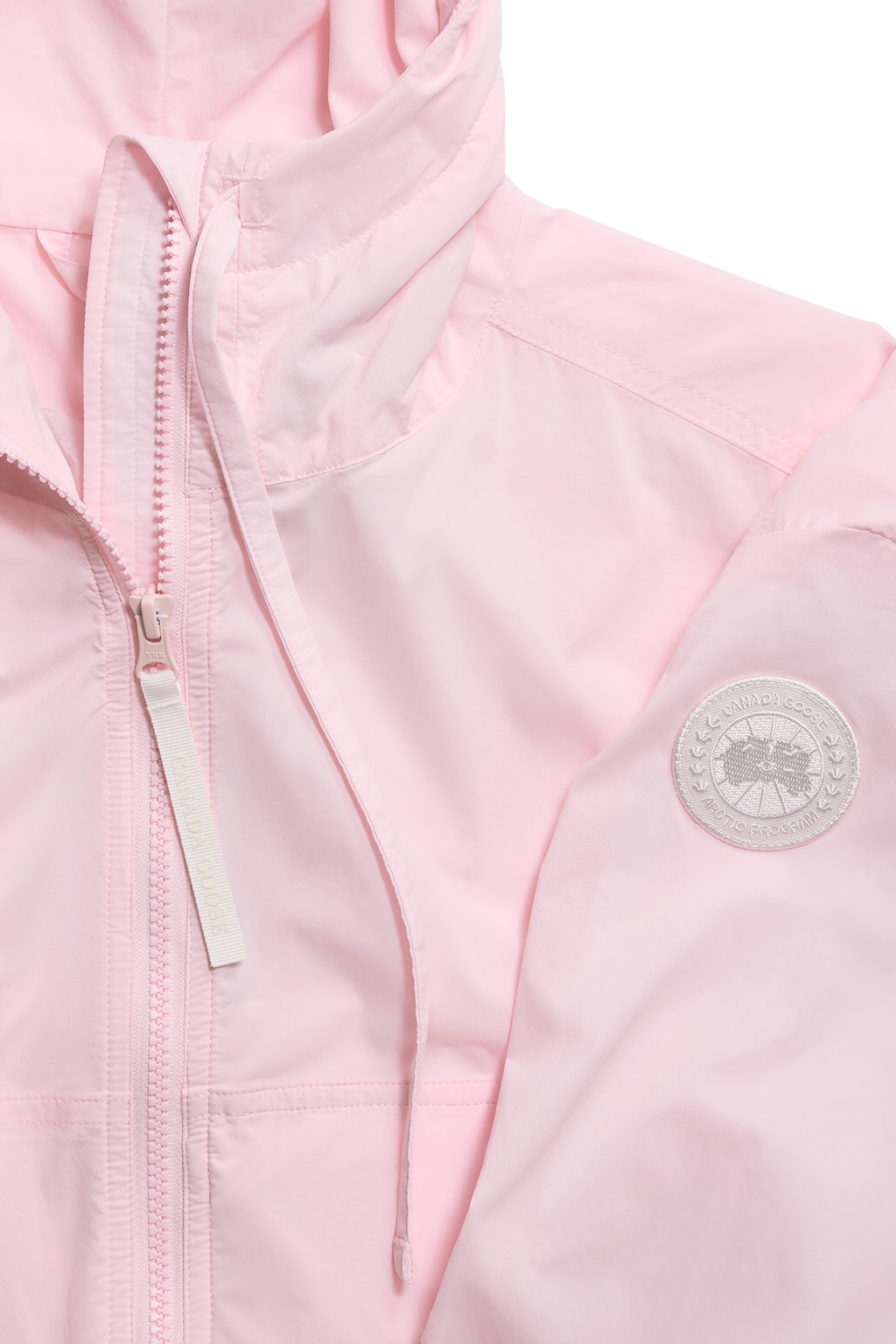 Kaslo Lightweight Cropped Jacket White Disc