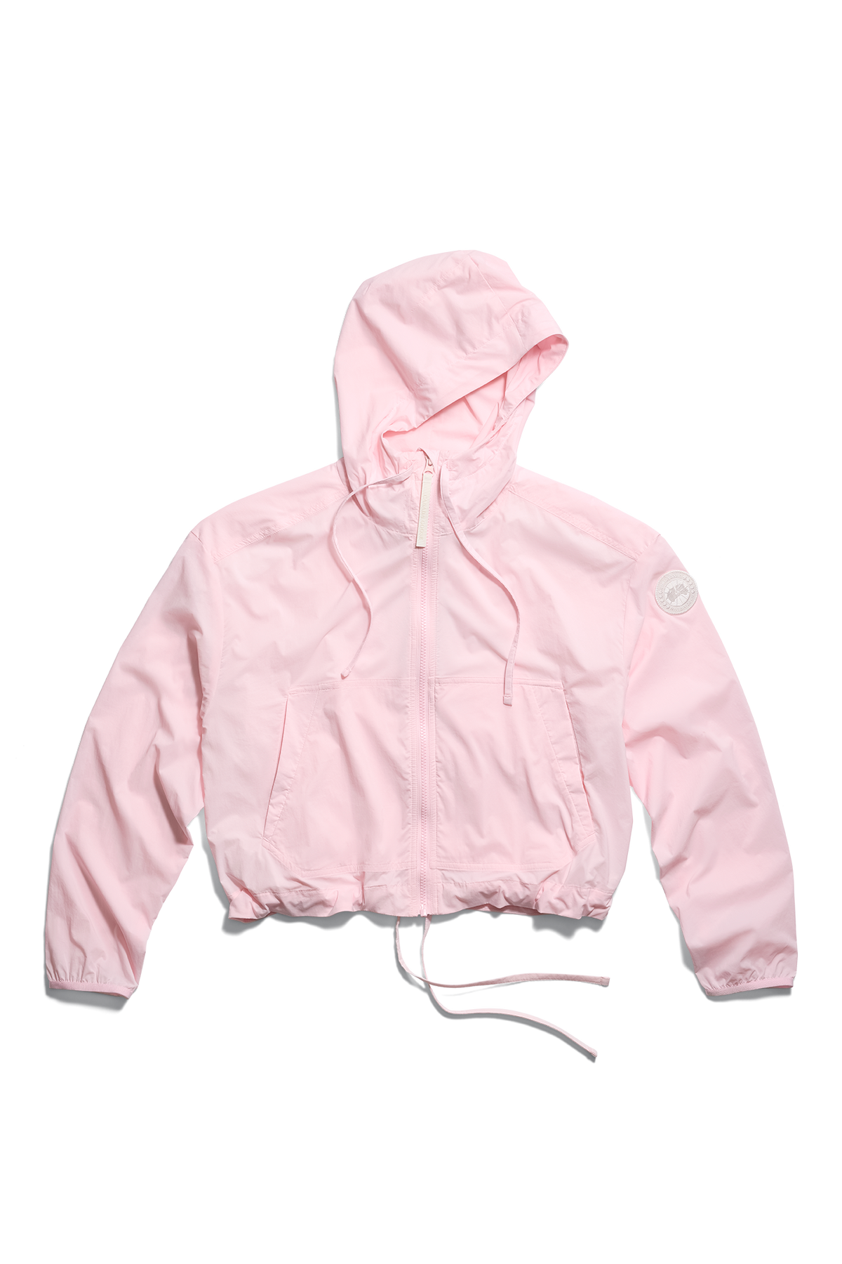 Kaslo Lightweight Cropped Jacket White Disc