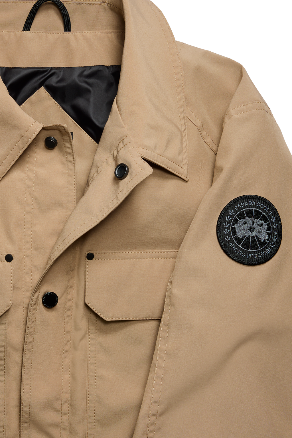 Burnaby Lightweight Chore Coat Black Disc