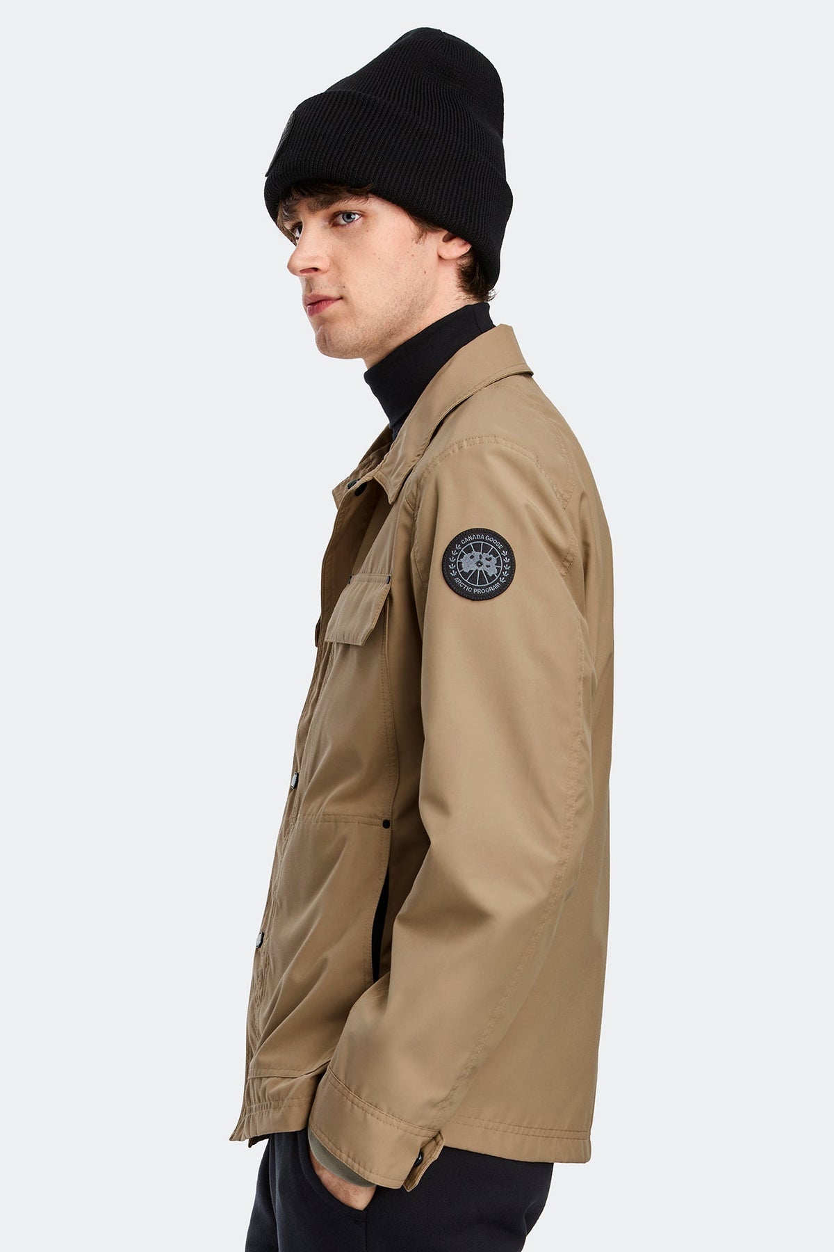 Burnaby Lightweight Chore Coat Black Disc