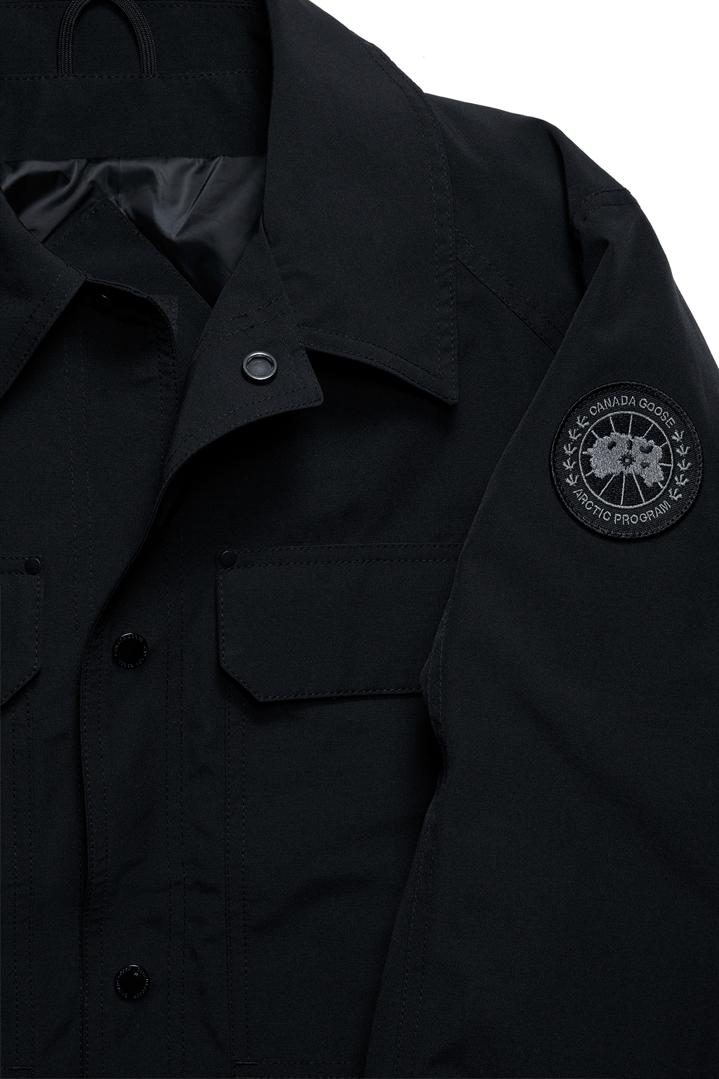 Burnaby Lightweight Chore Coat Black Disc