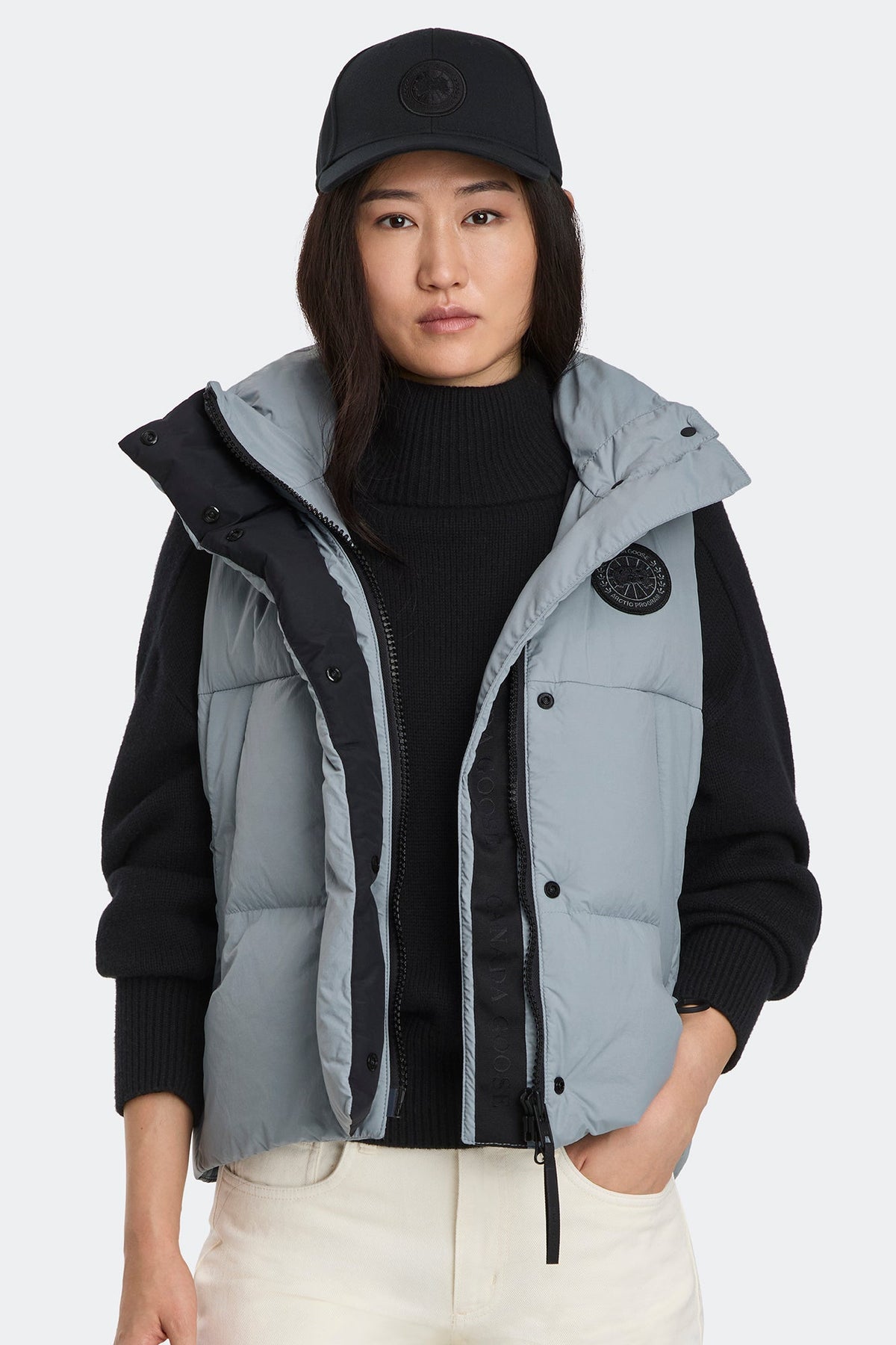 Junction Puffer Vest Black Disc