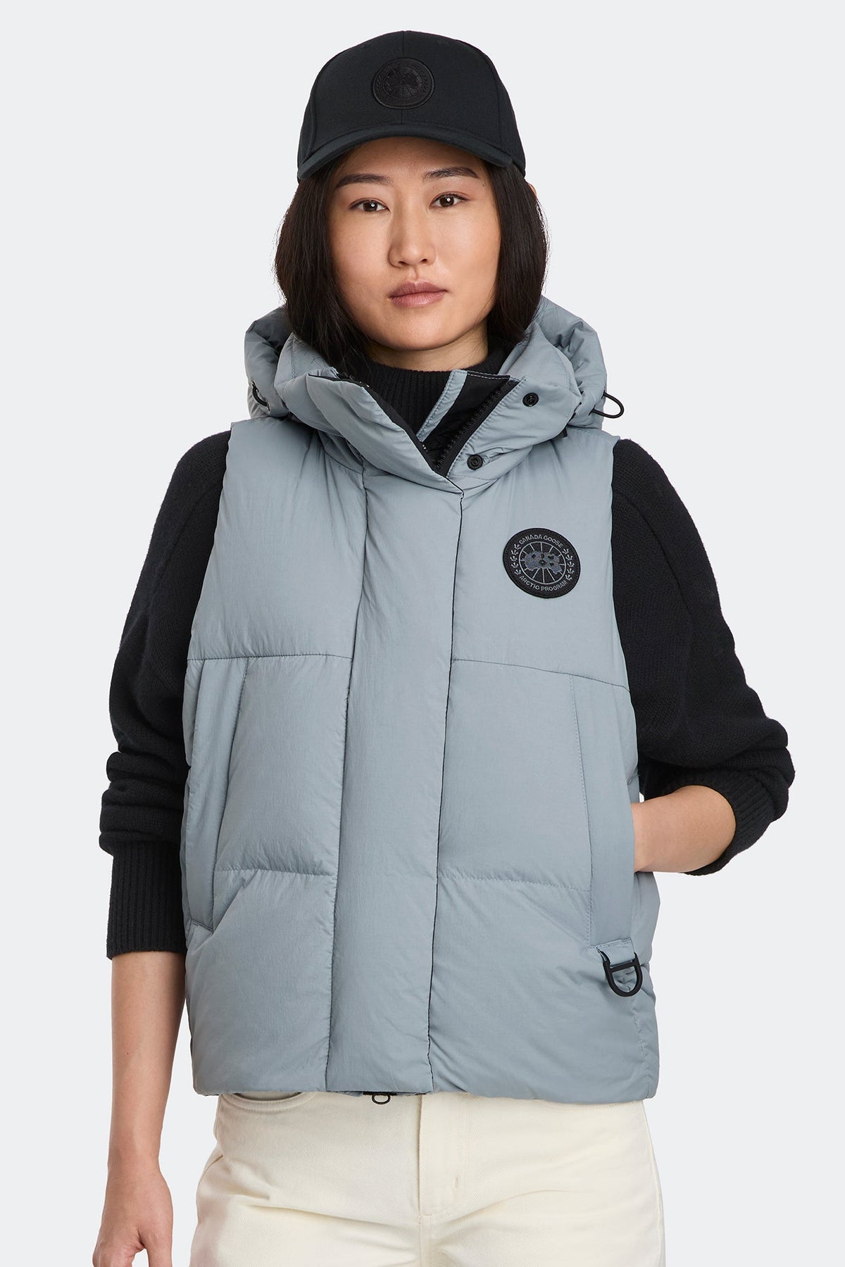 Junction Puffer Vest Black Disc