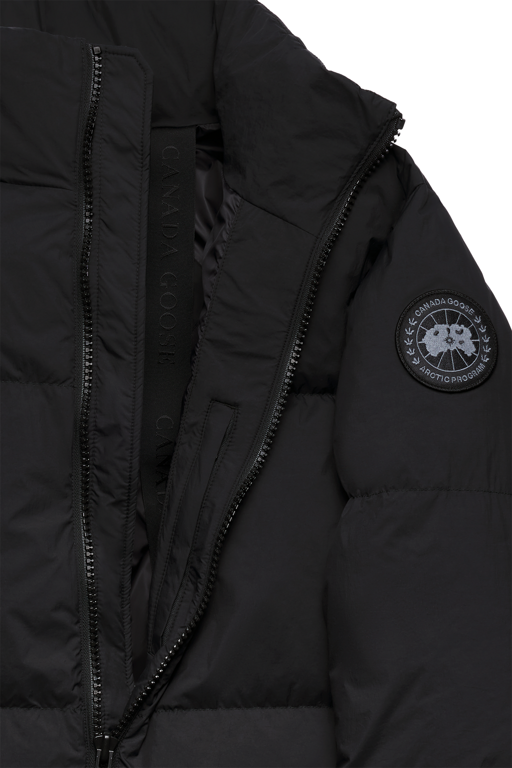 Lawrence Puffer Jacket Black Disc