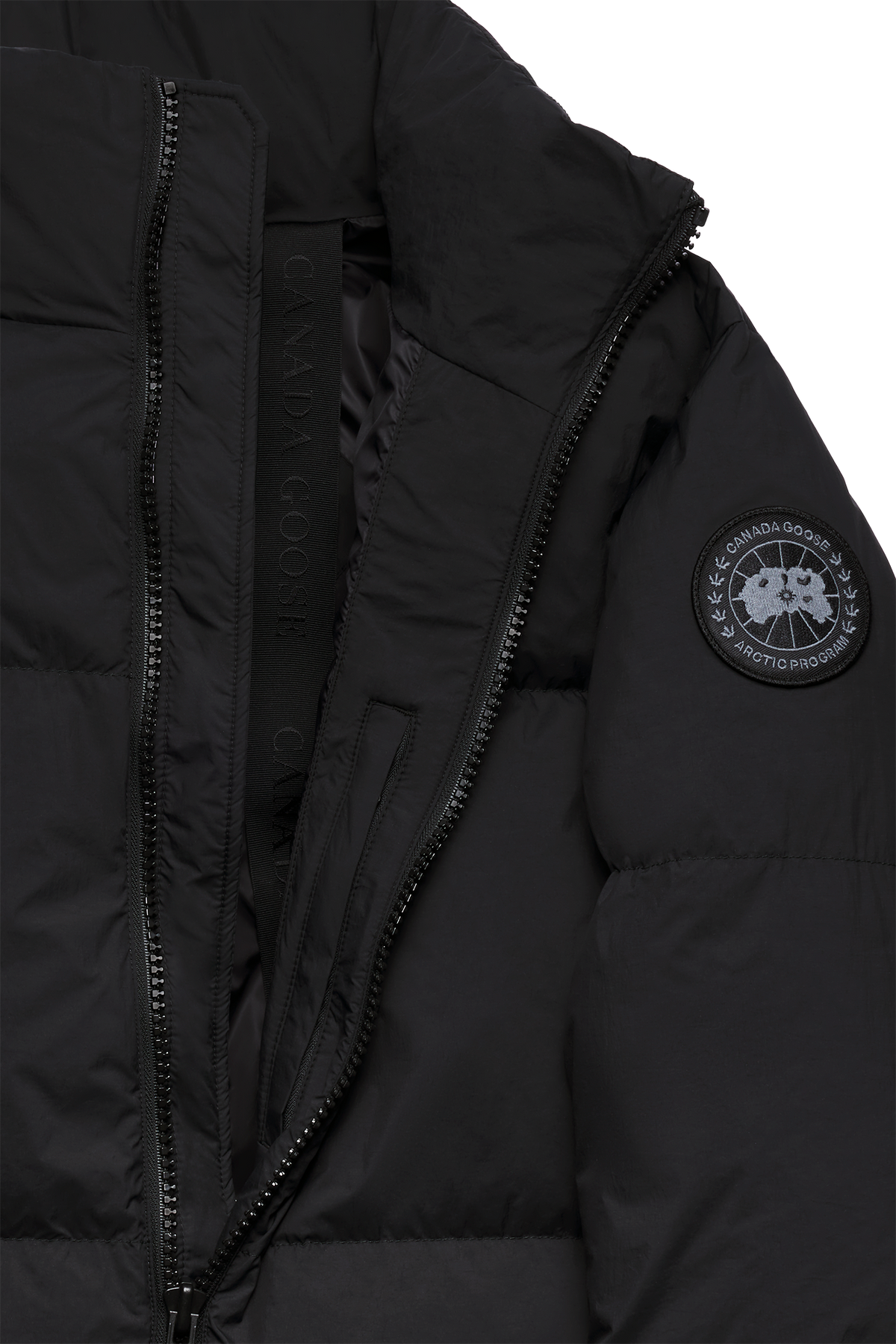Lawrence Puffer Jacket Black Disc