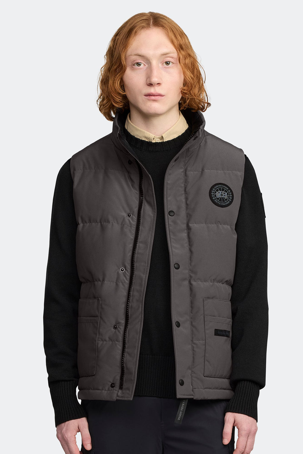 Freestyle Crew Vest Black Disc