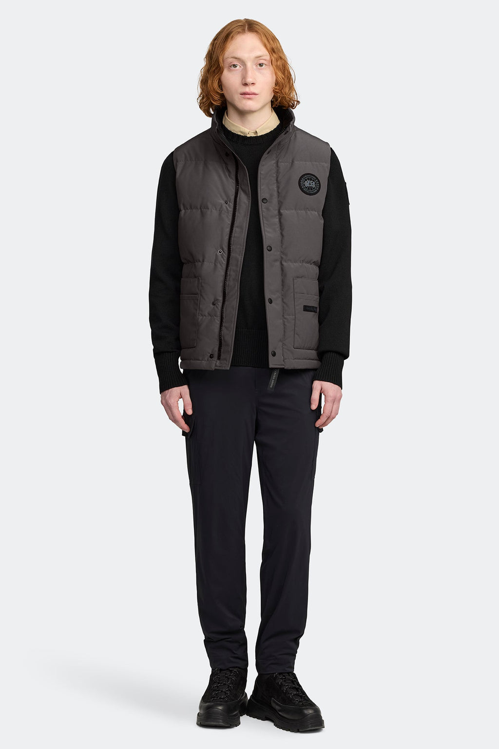 Freestyle Crew Vest Black Disc