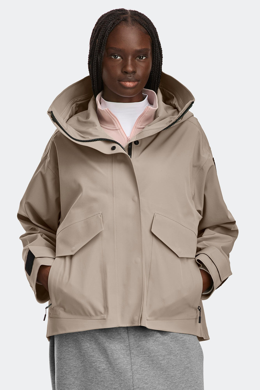 Tofino Rain Jacket Black Disc