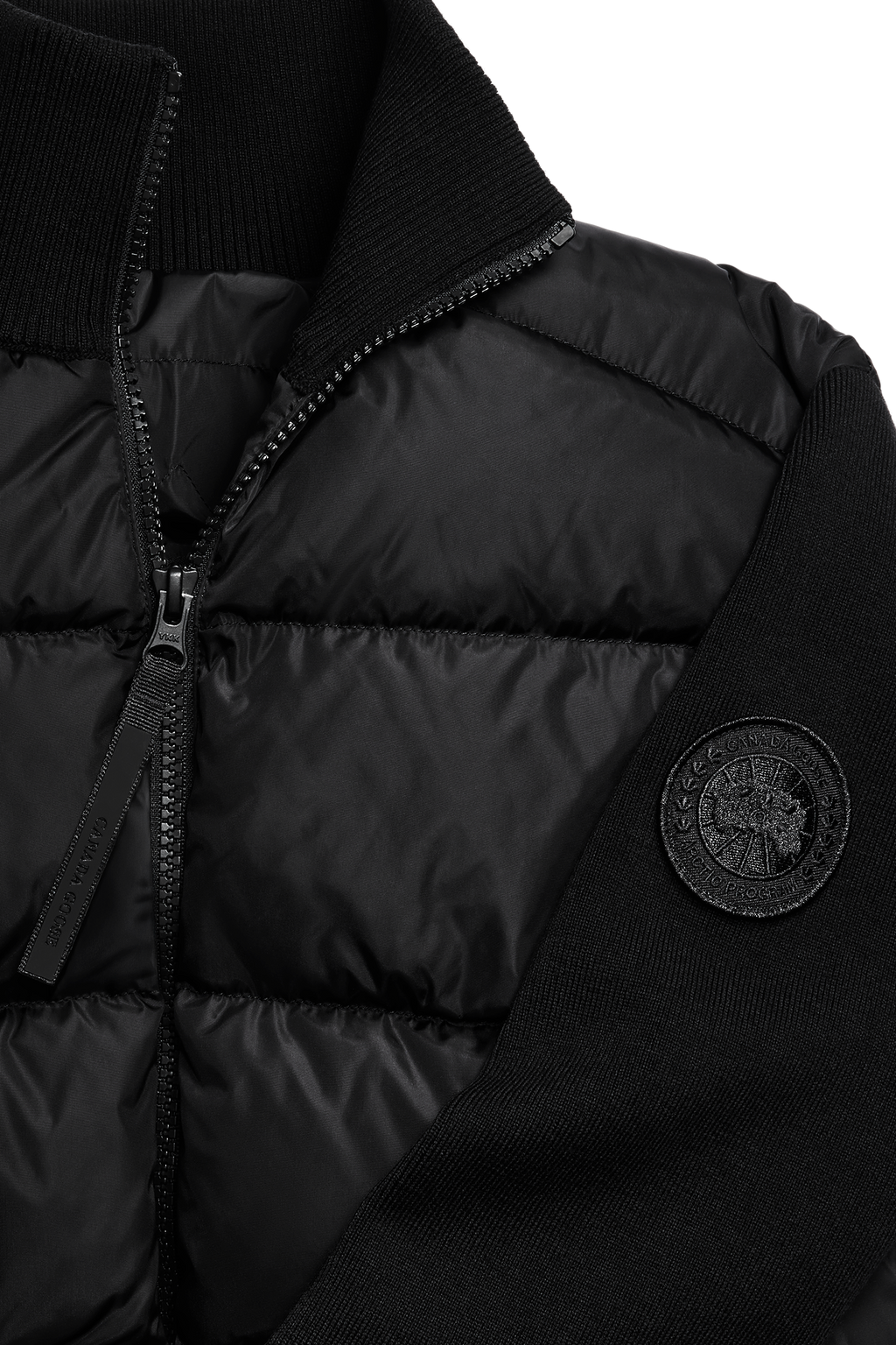HyBridge® Wide Quilt Knit Jacket Tonal Disc