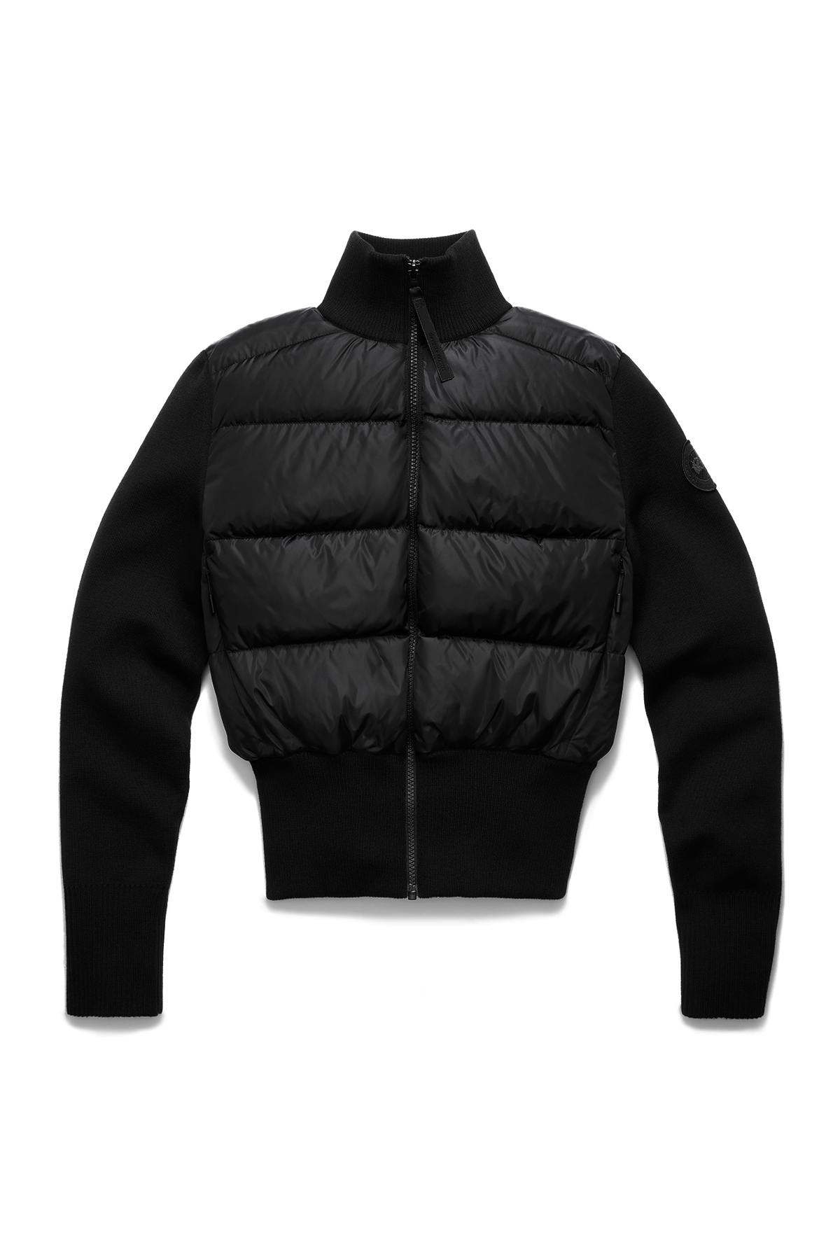 HyBridge® Wide Quilt Knit Jacket Tonal Disc