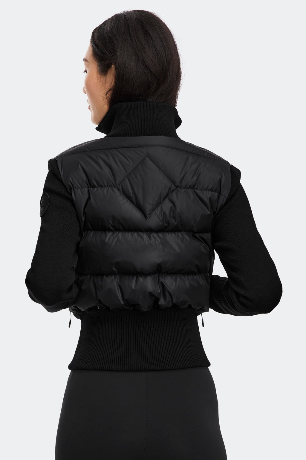 HyBridge® Wide Quilt Knit Jacket Tonal Disc