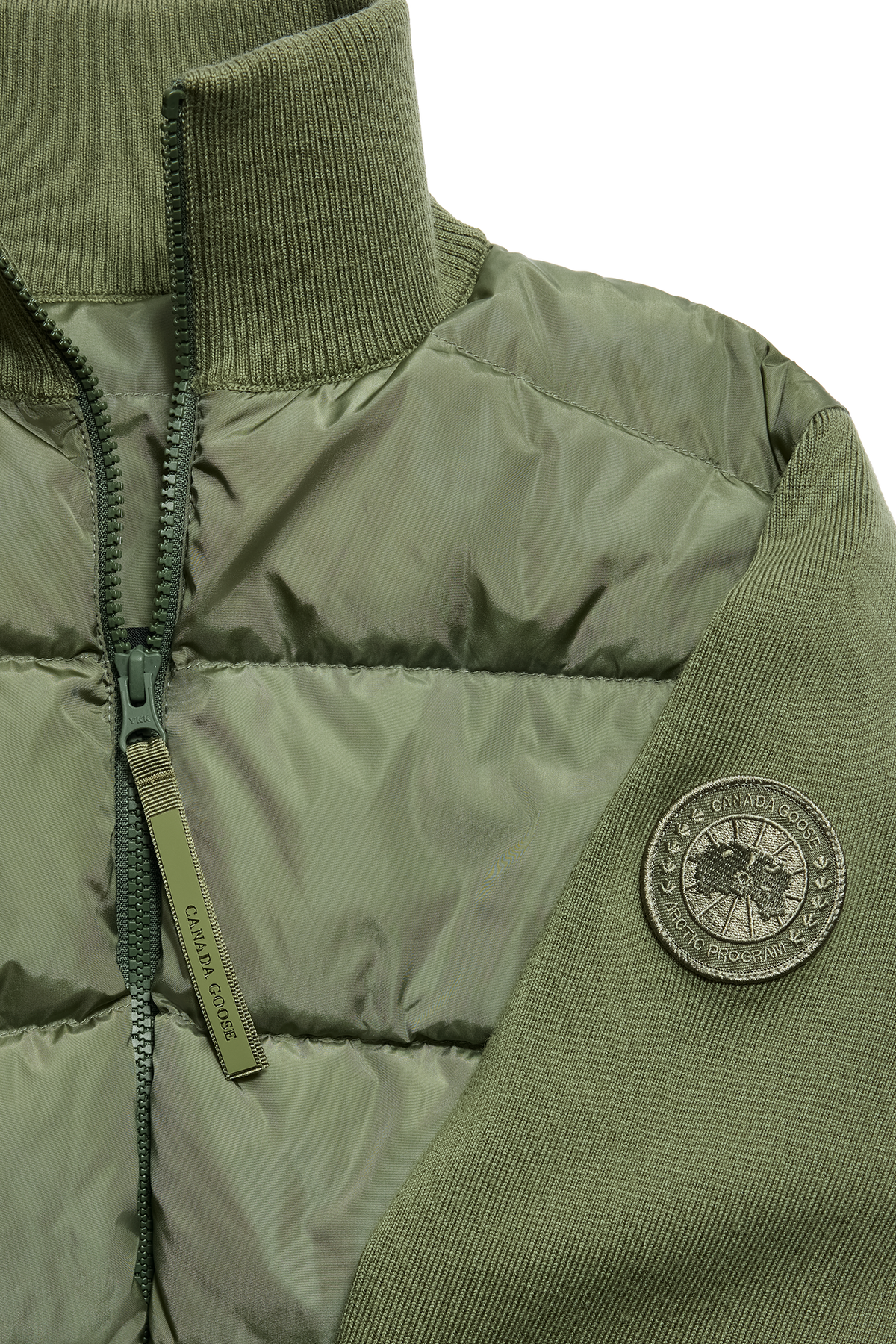 HyBridge® Wide Quilt Knit Jacket Tonal Disc