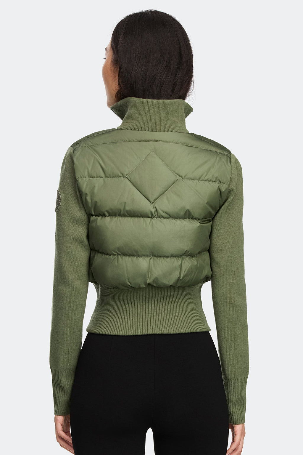 HyBridge® Wide Quilt Knit Jacket Tonal Disc