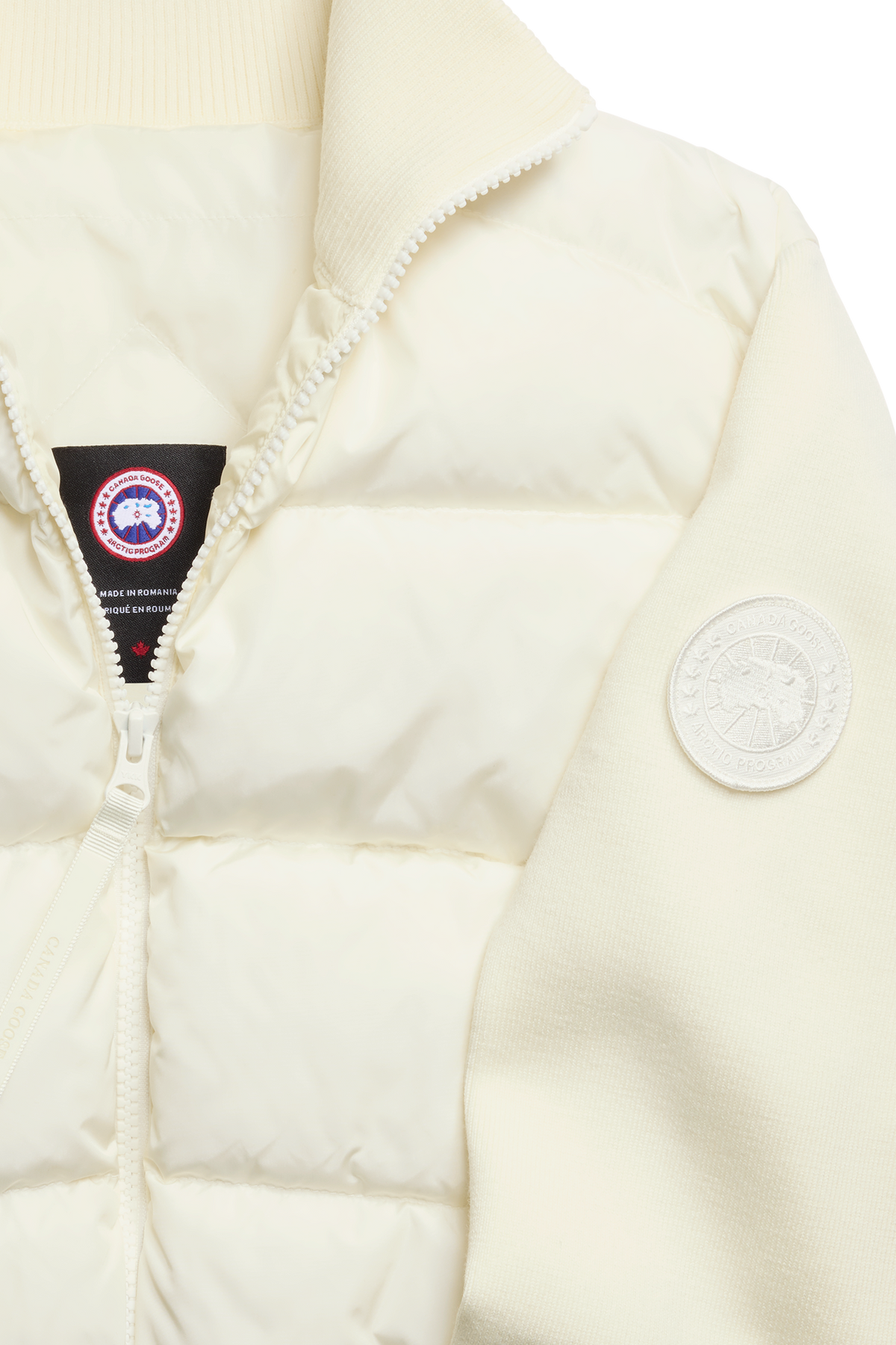 HyBridge® Wide Quilt Knit Jacket Tonal Disc