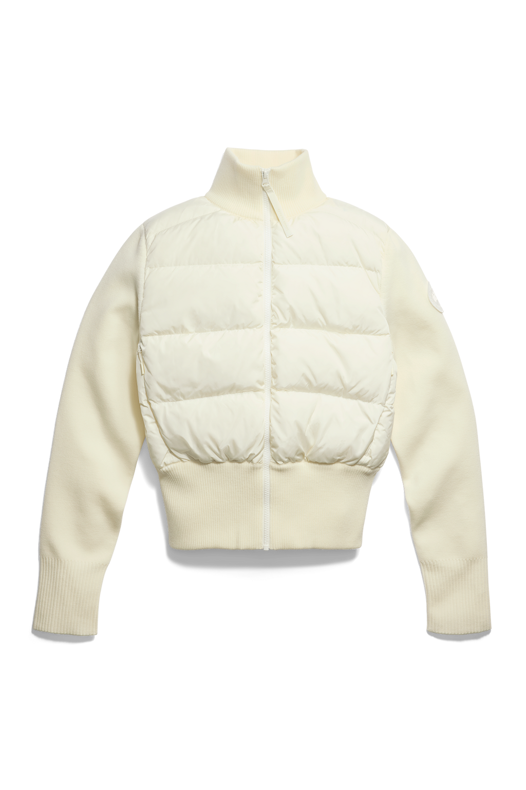 HyBridge® Wide Quilt Knit Jacket Tonal Disc
