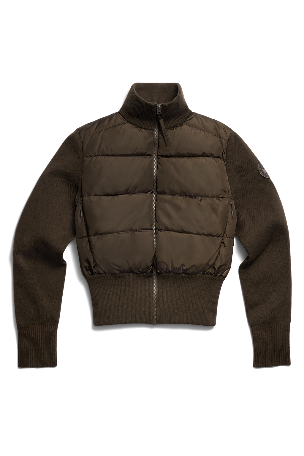 HyBridge® Wide Quilt Knit Jacket Tonal Disc