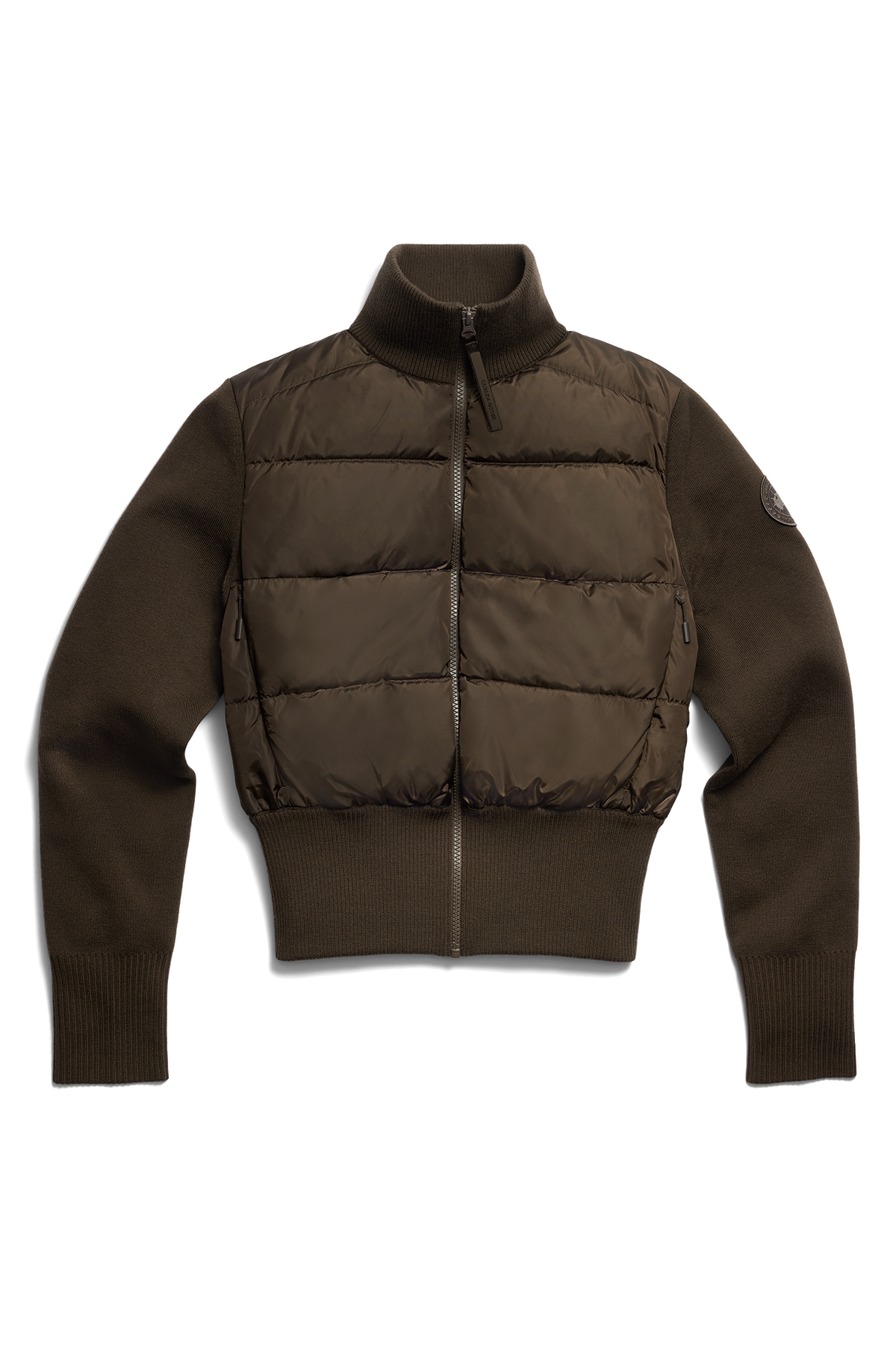 HyBridge® Wide Quilt Knit Jacket Tonal Disc
