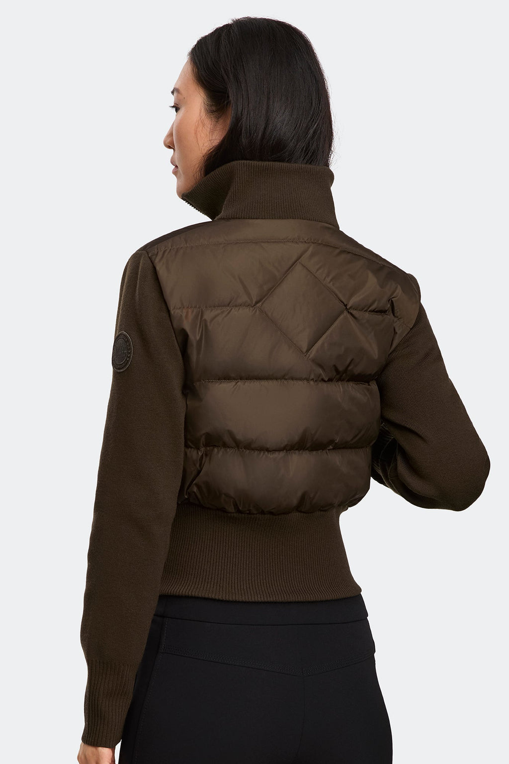 HyBridge® Wide Quilt Knit Jacket Tonal Disc