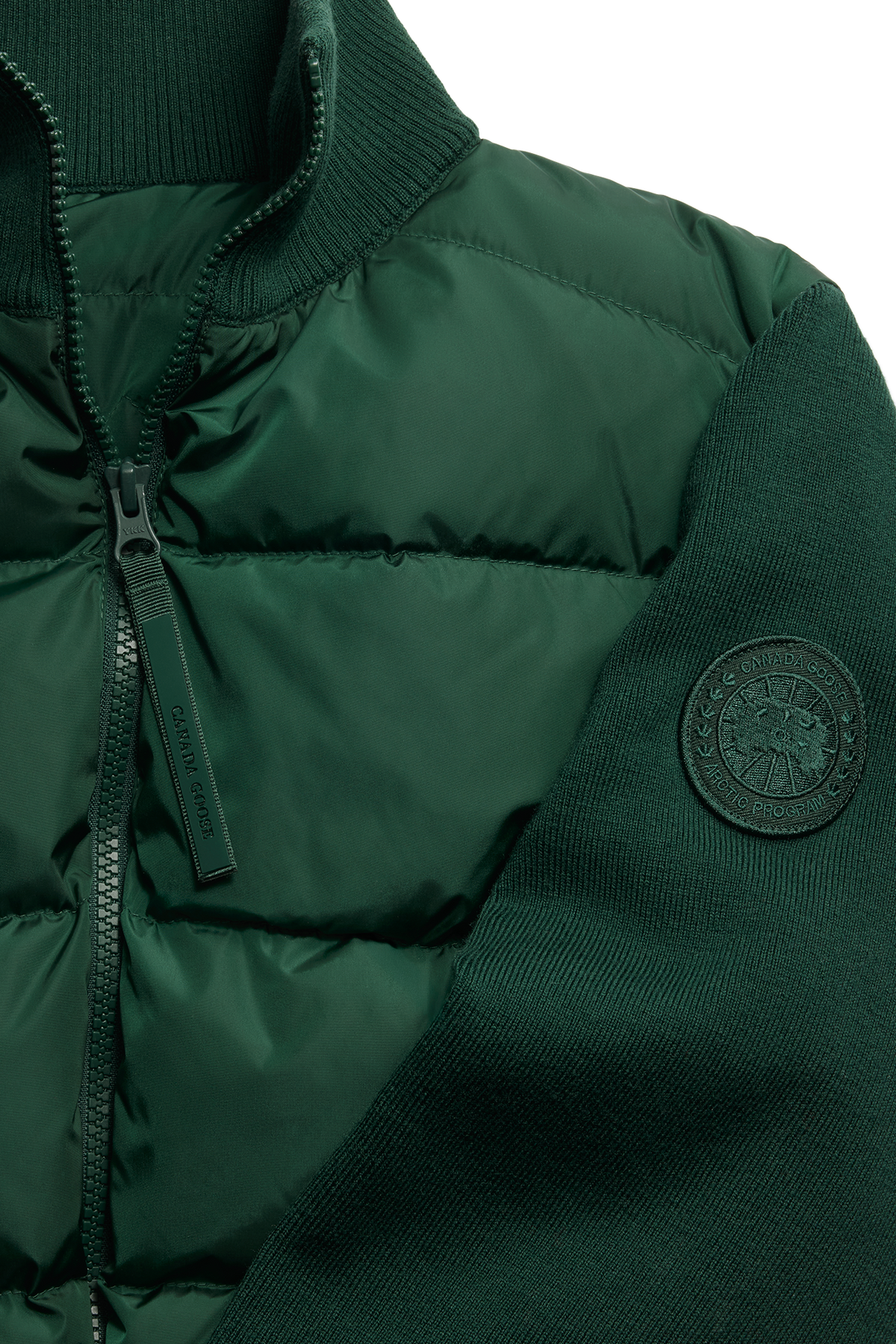HyBridge® Wide Quilt Knit Jacket Tonal Disc