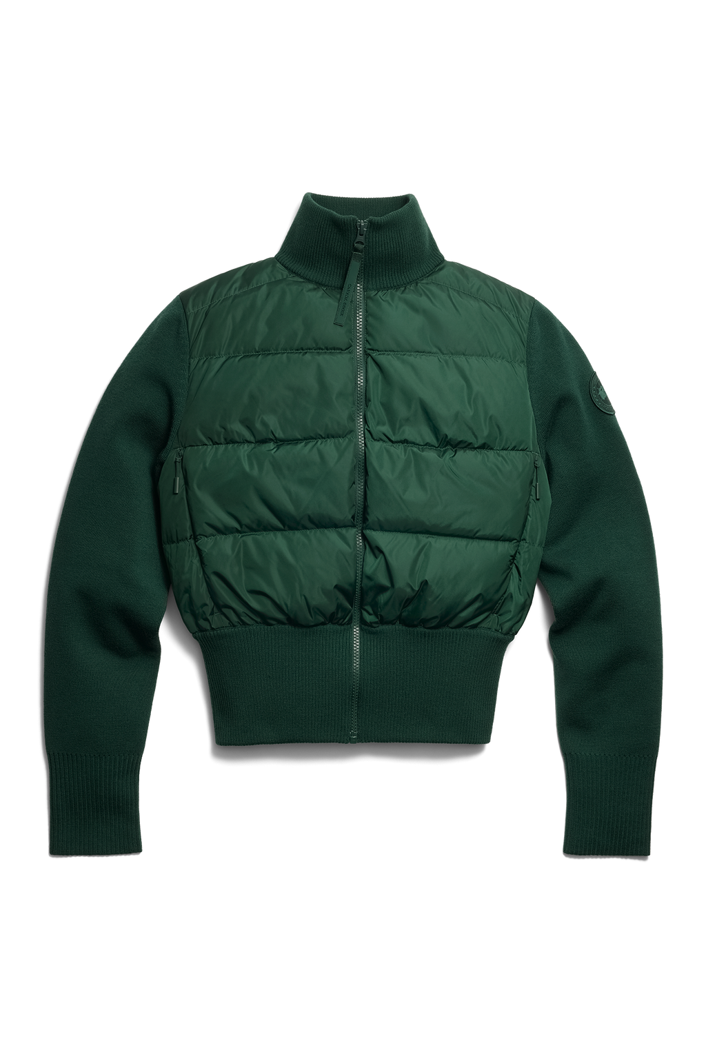 HyBridge® Wide Quilt Knit Jacket Tonal Disc