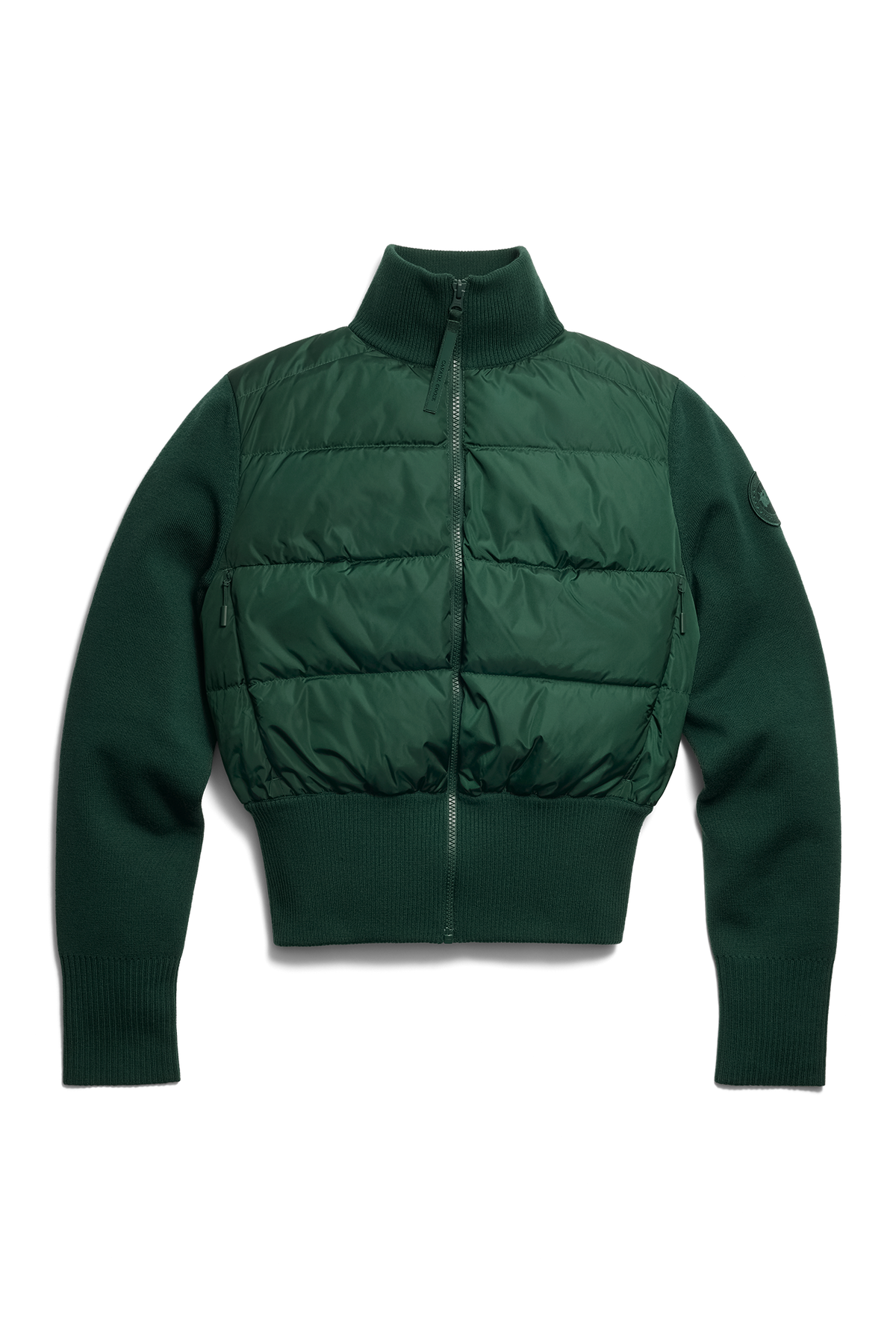 HyBridge® Wide Quilt Knit Jacket Tonal Disc