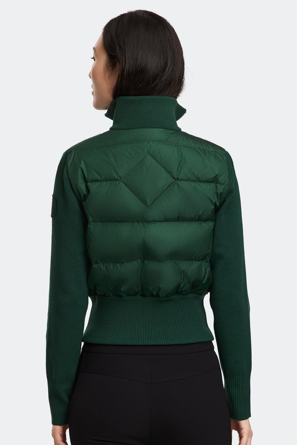HyBridge® Wide Quilt Knit Jacket Tonal Disc