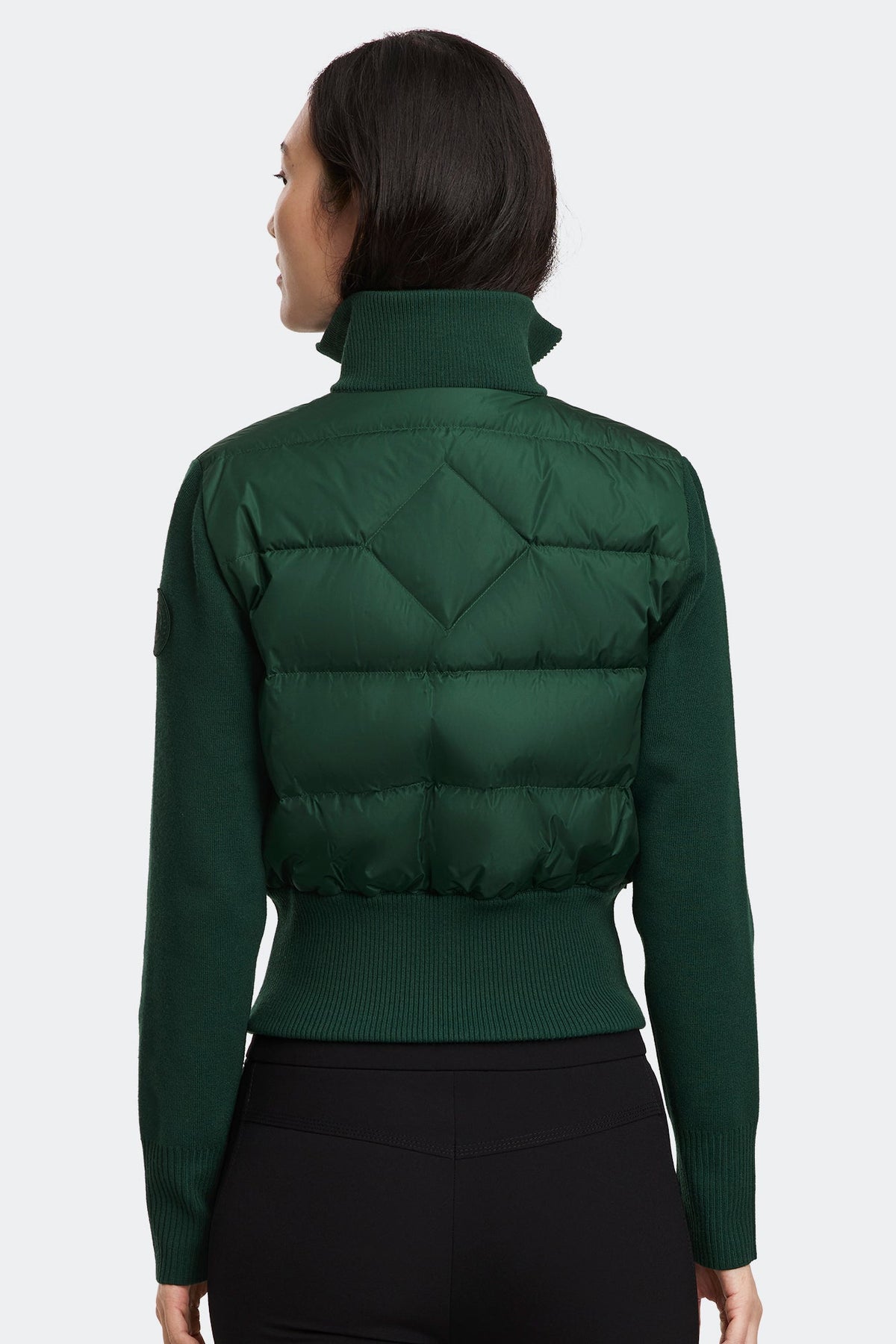 HyBridge® Wide Quilt Knit Jacket Tonal Disc