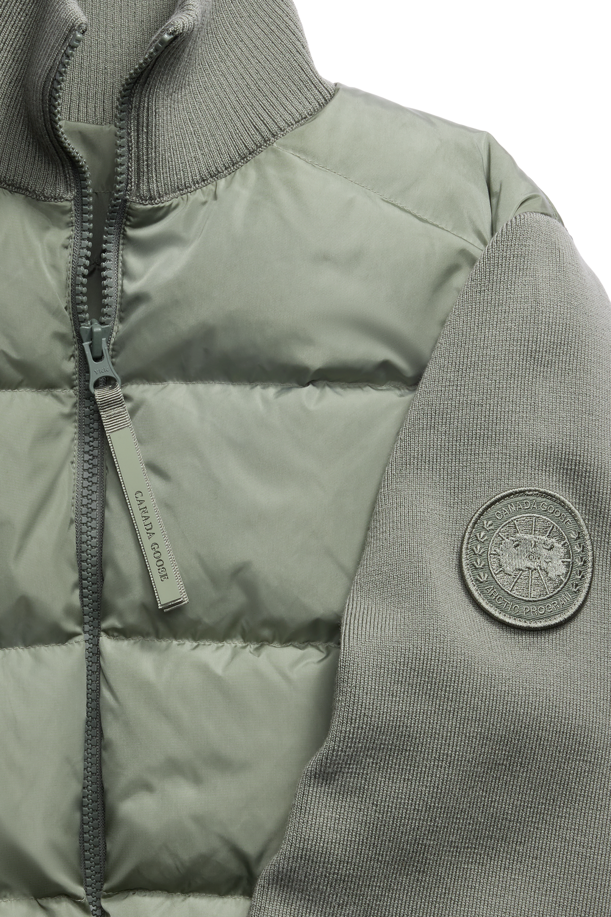 HyBridge® Wide Quilt Knit Jacket Tonal Disc