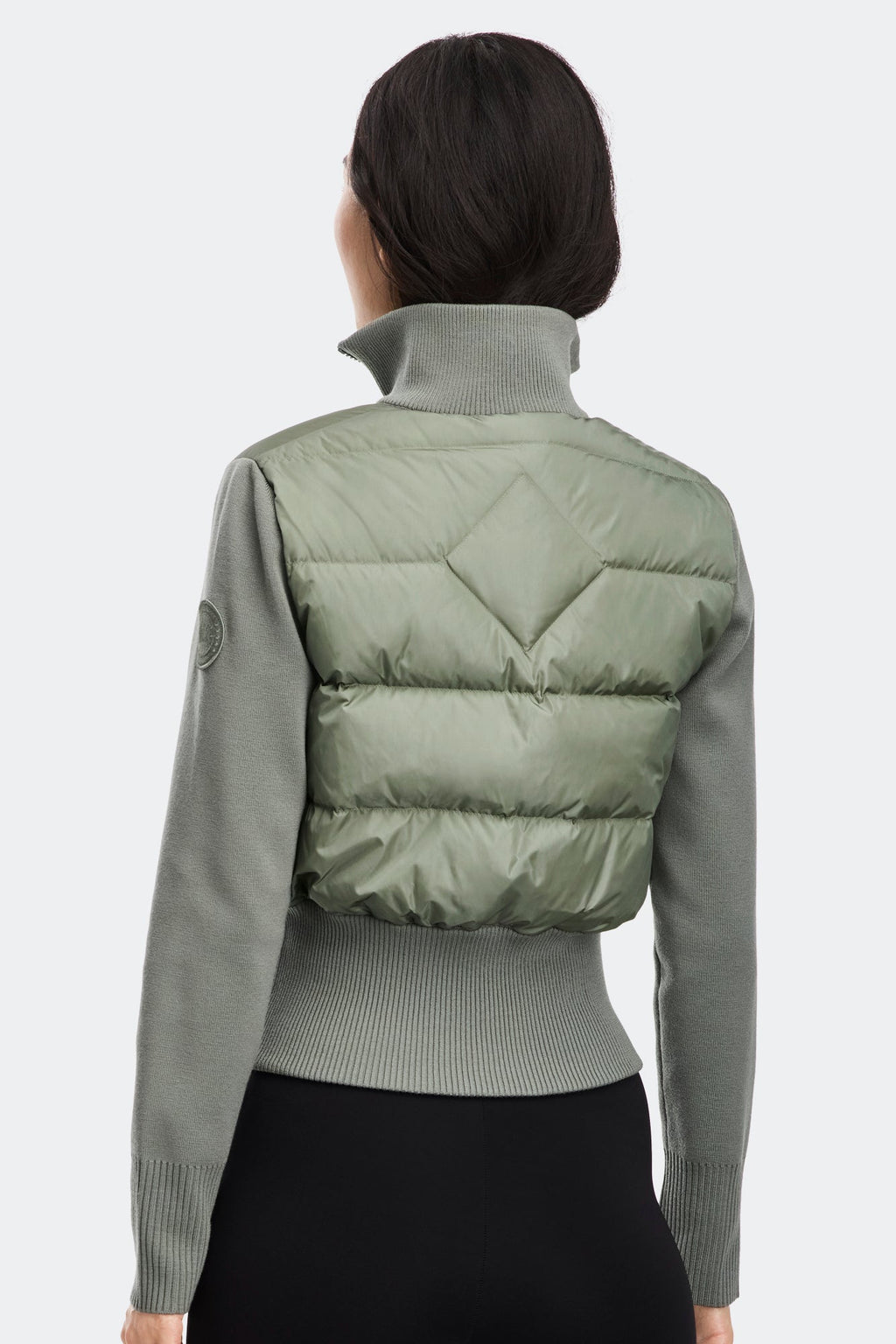 HyBridge® Wide Quilt Knit Jacket Tonal Disc