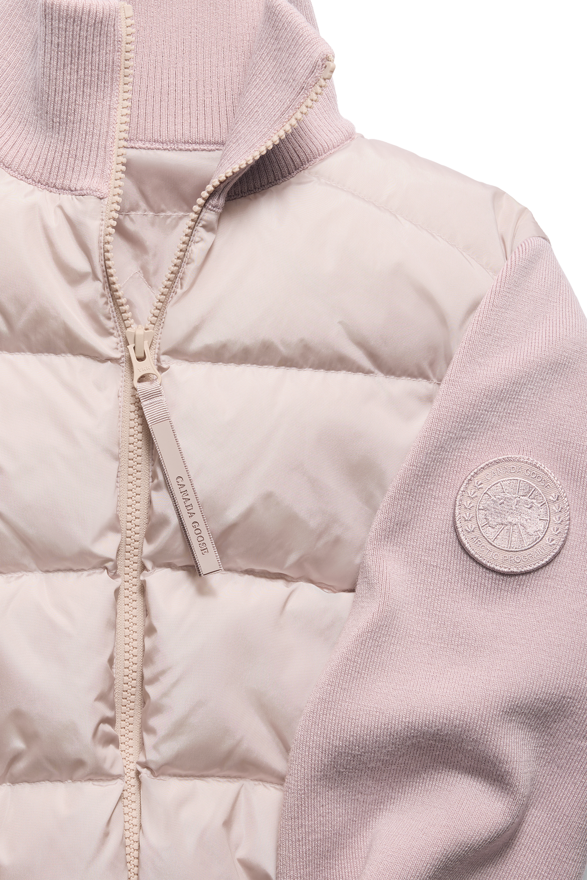 HyBridge® Wide Quilt Knit Jacket Tonal Disc