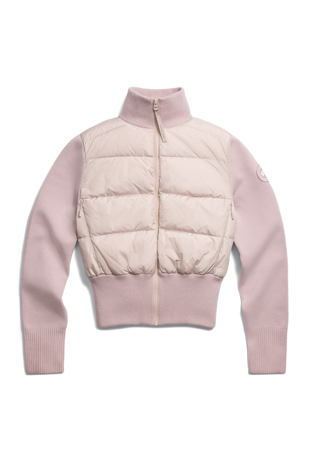 HyBridge® Wide Quilt Knit Jacket Tonal Disc