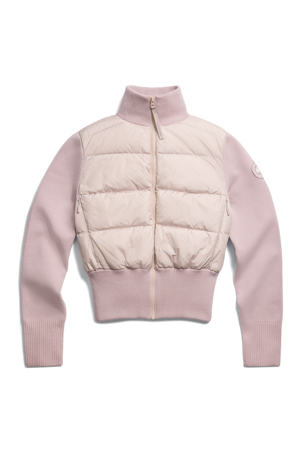 HyBridge® Wide Quilt Knit Jacket Tonal Disc