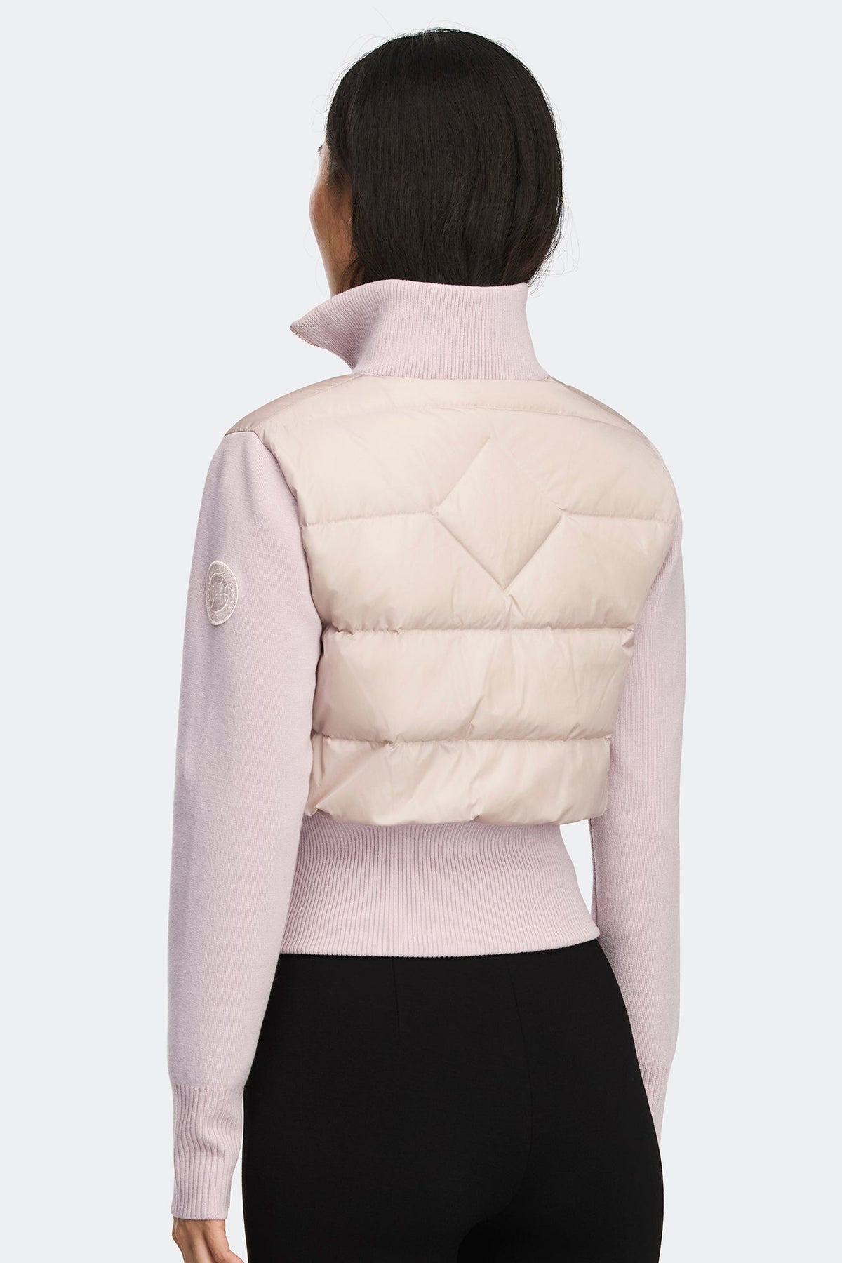 HyBridge® Wide Quilt Knit Jacket Tonal Disc