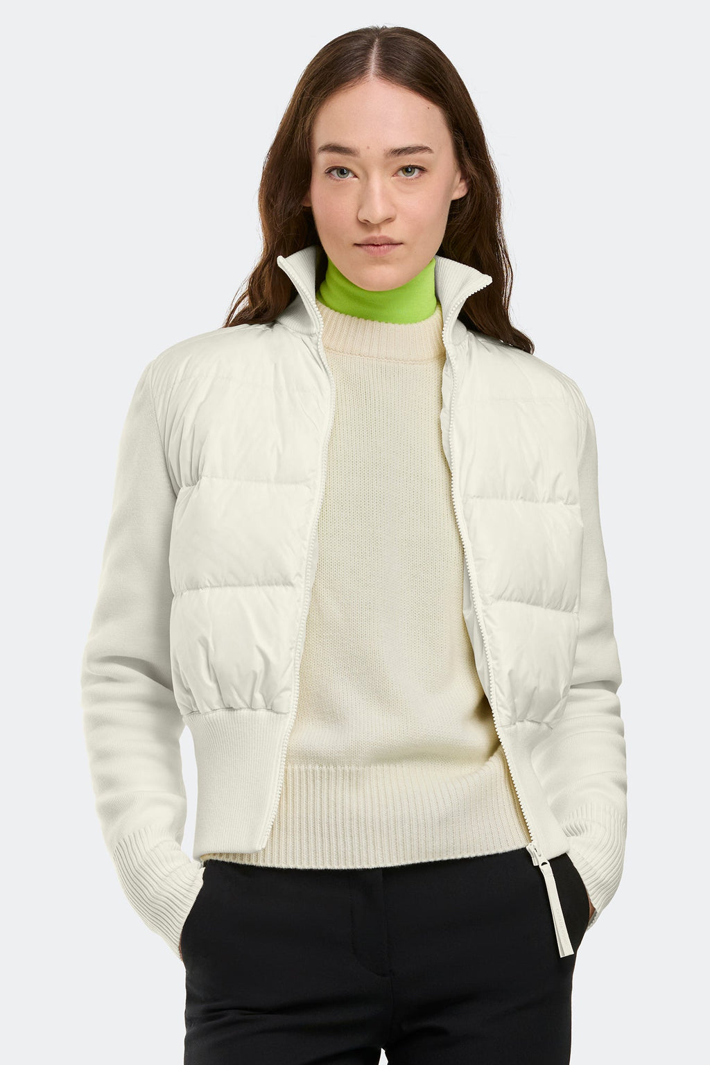 HyBridge® Wide Quilt Knit Jacket