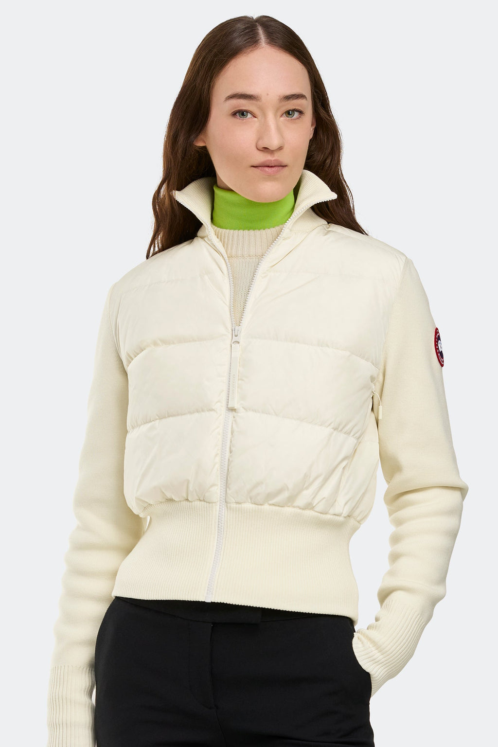 HyBridge® Wide Quilt Knit Jacket