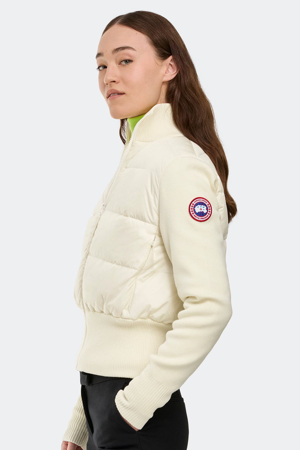 HyBridge® Wide Quilt Knit Jacket
