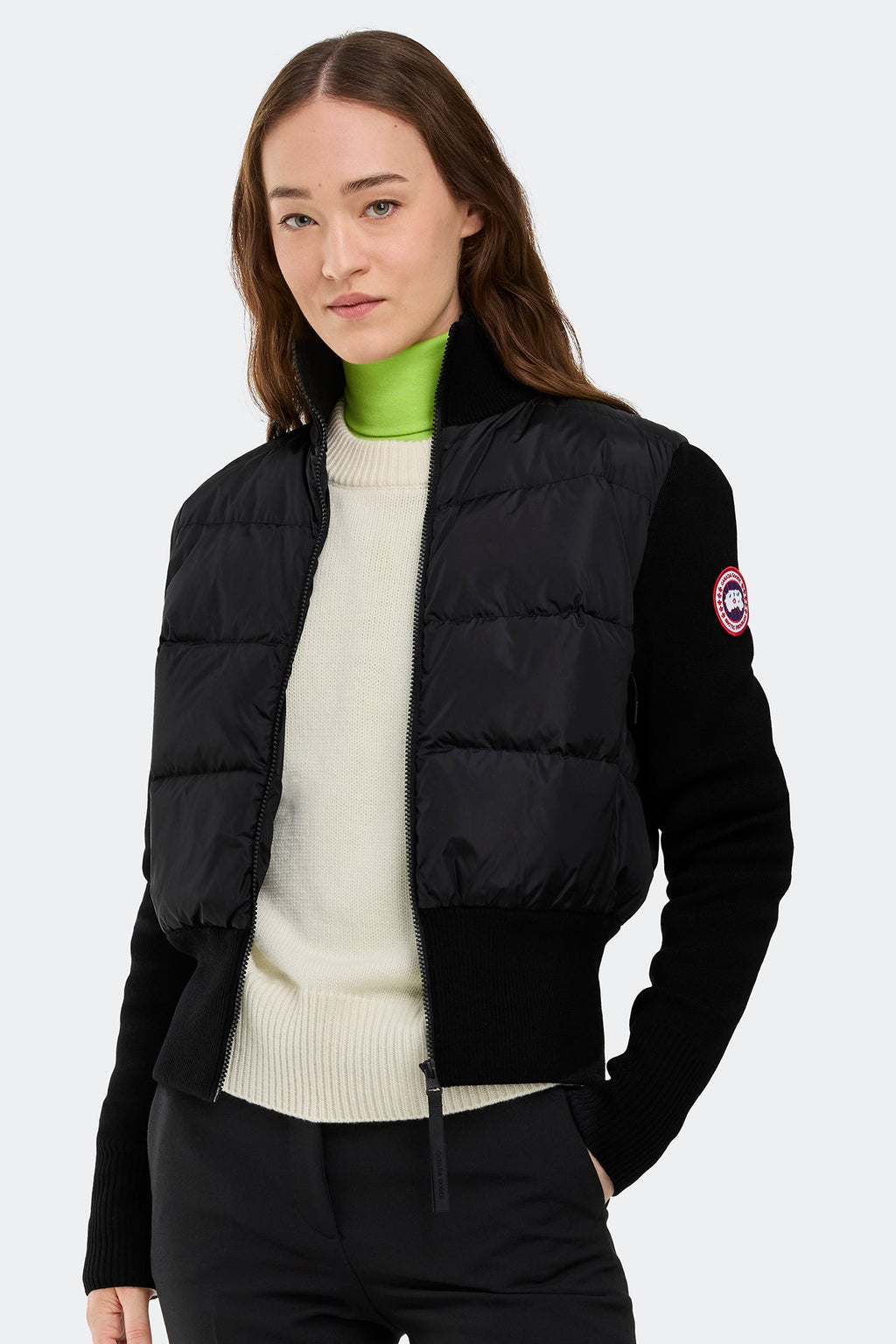HyBridge® Wide Quilt Knit Jacket