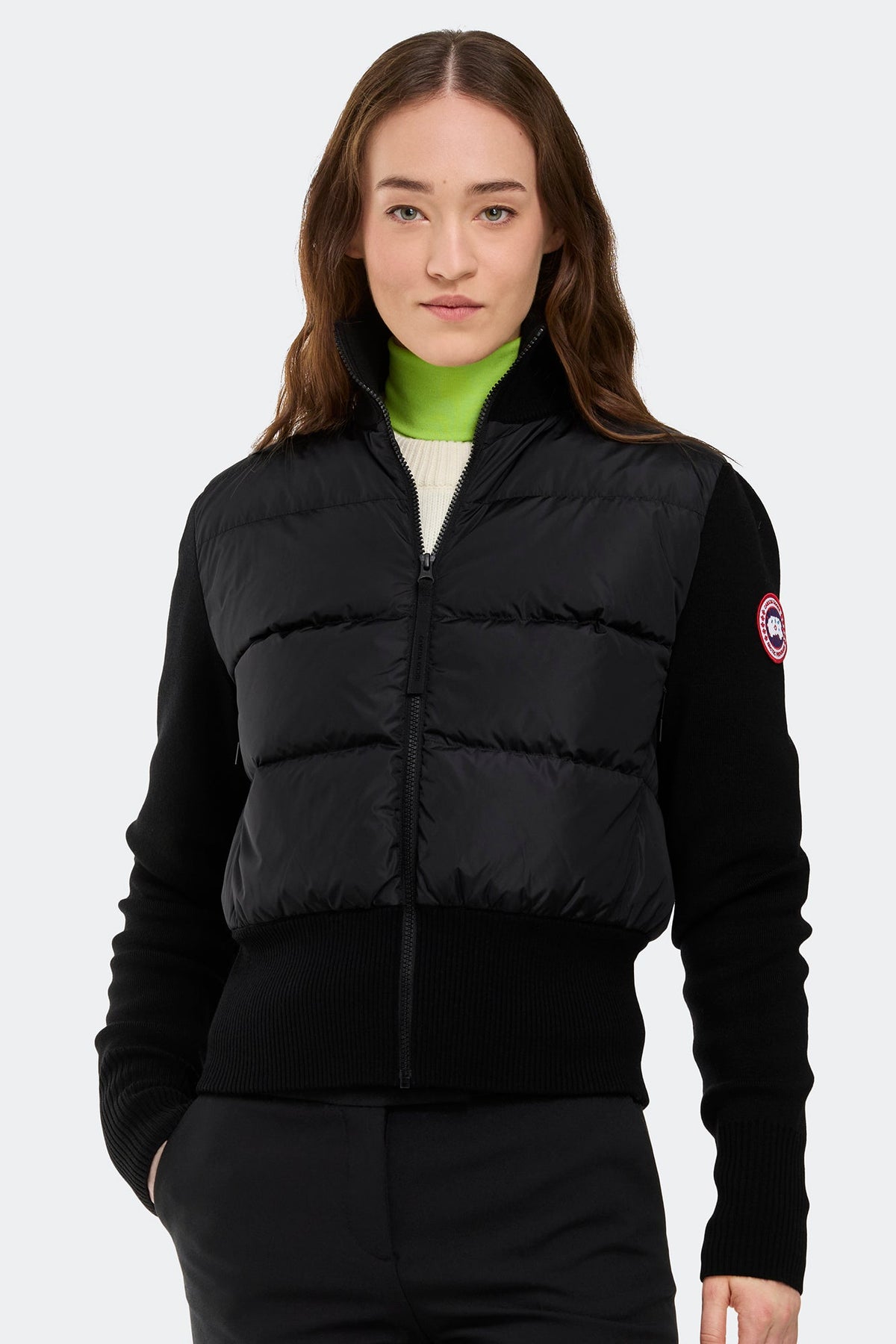 HyBridge® Wide Quilt Knit Jacket
