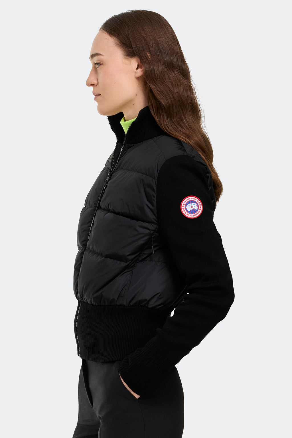 HyBridge® Wide Quilt Knit Jacket