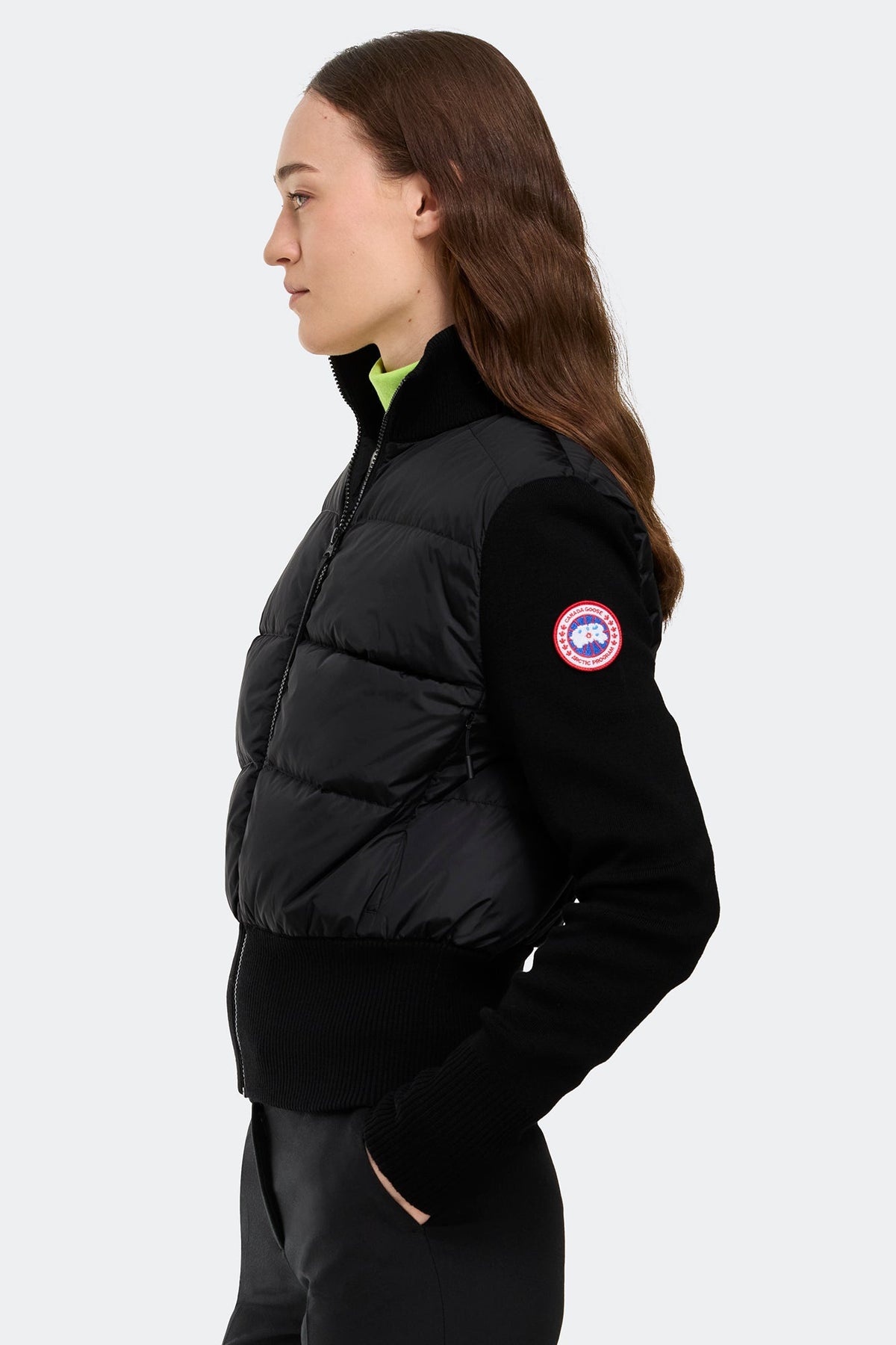 HyBridge® Wide Quilt Knit Jacket
