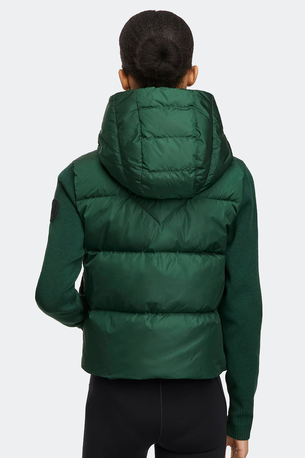HyBridge® Wide Quilt Knit Hoodie Tonal Disc