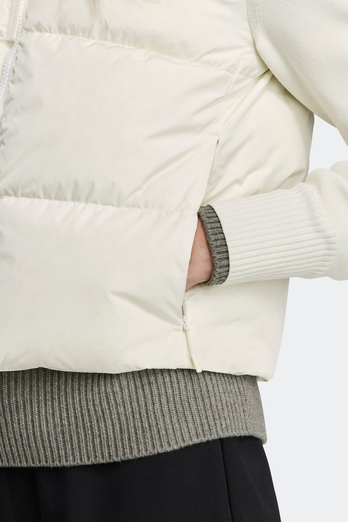 HyBridge® Wide Quilt Knit Hoodie
