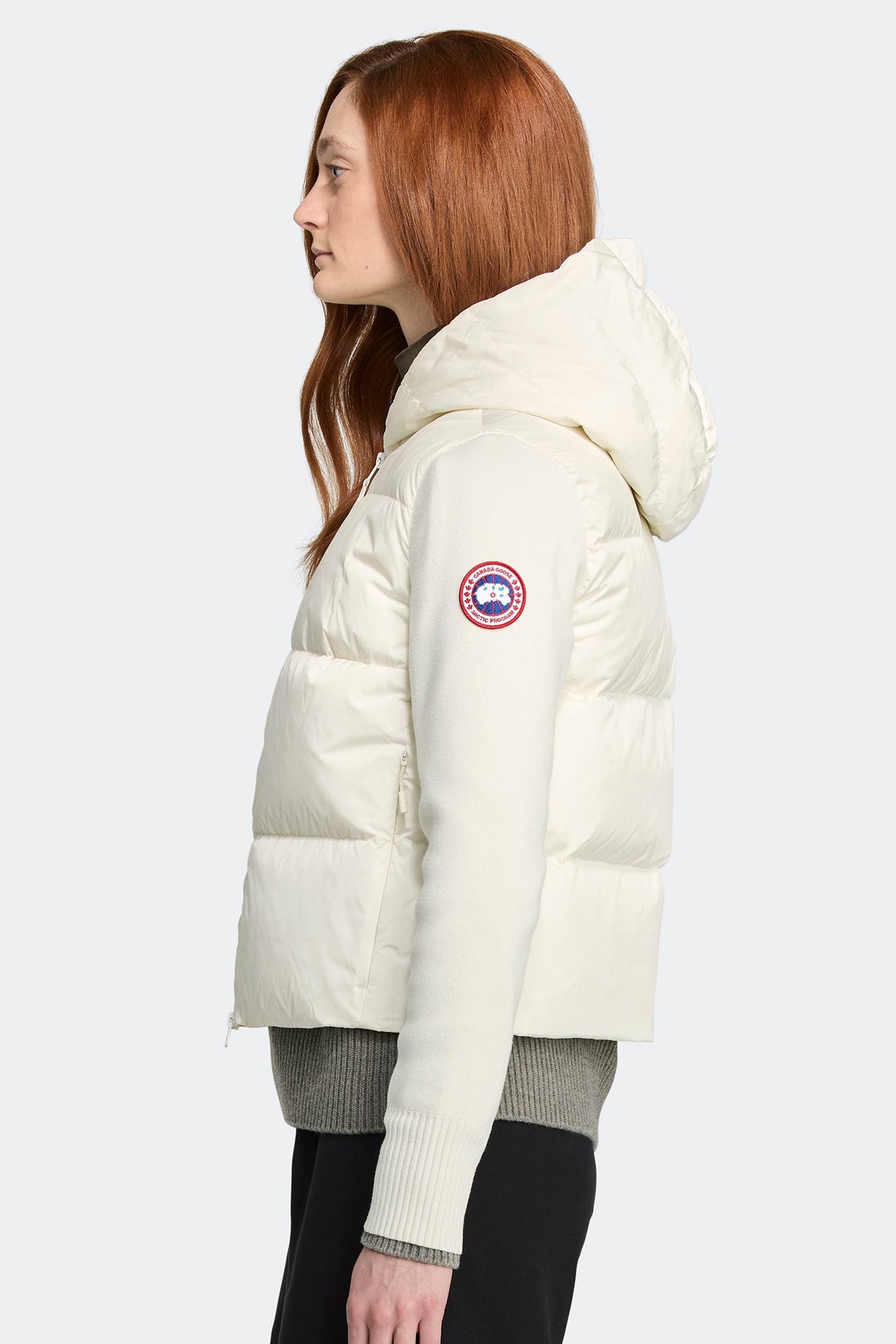HyBridge® Wide Quilt Knit Hoodie